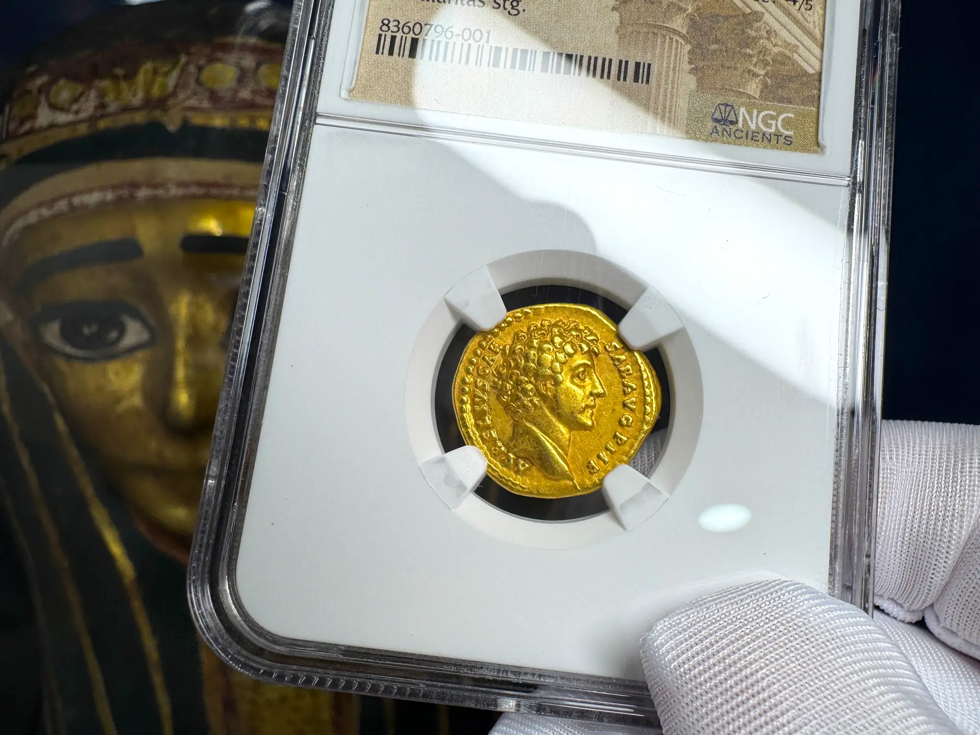 Roman Empire "Marcus Aurelius" 161AD Aureus NGC XF 28