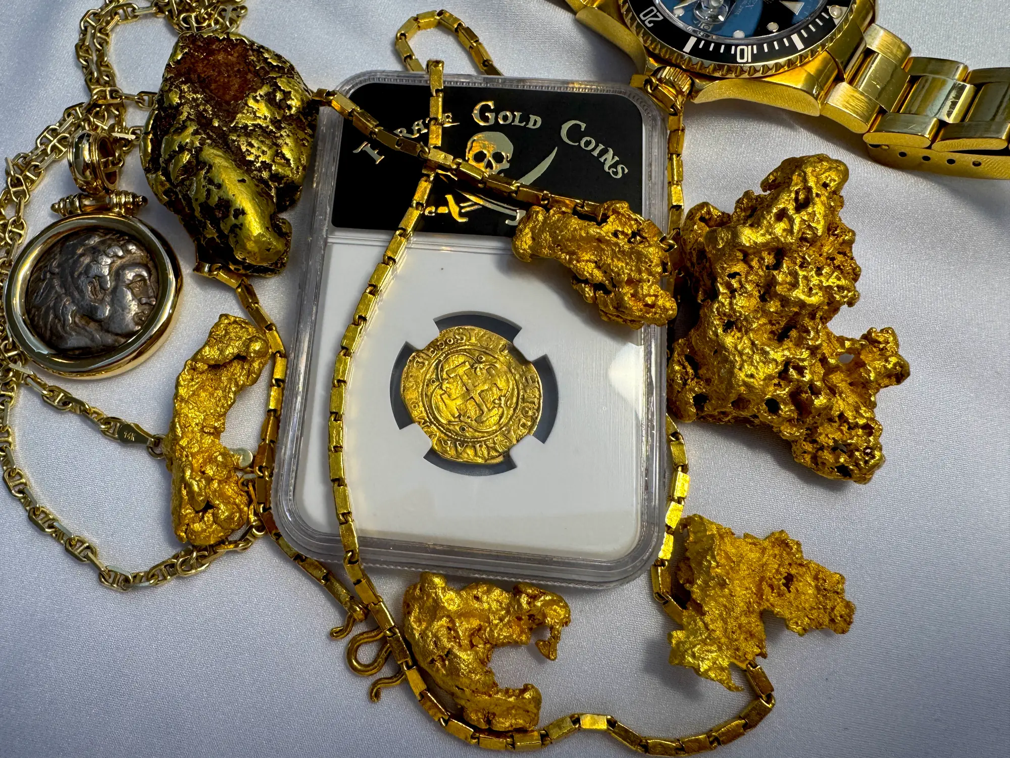 Spain 1 Escudo 1516-56 "Charles & Joanna" NGC 30 5