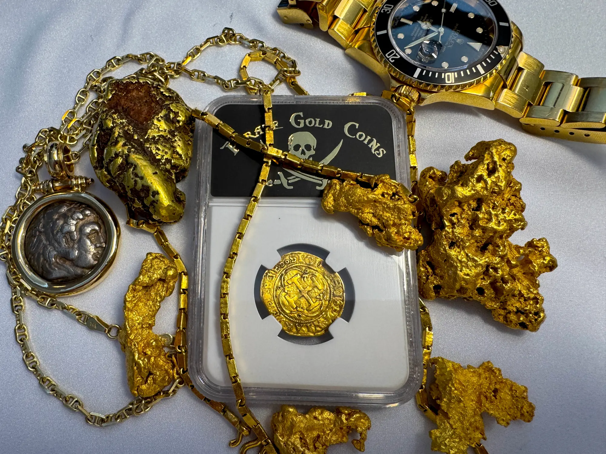 Spain 1 Escudo 1516-56 "Charles & Joanna" NGC 30 22