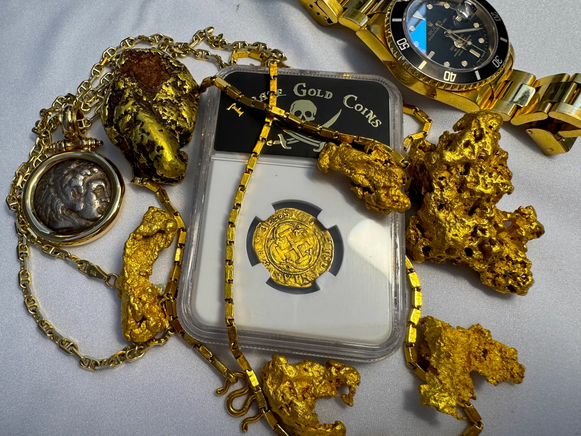 Spain 1 Escudo 1516-56 "Charles & Joanna" NGC 30 23