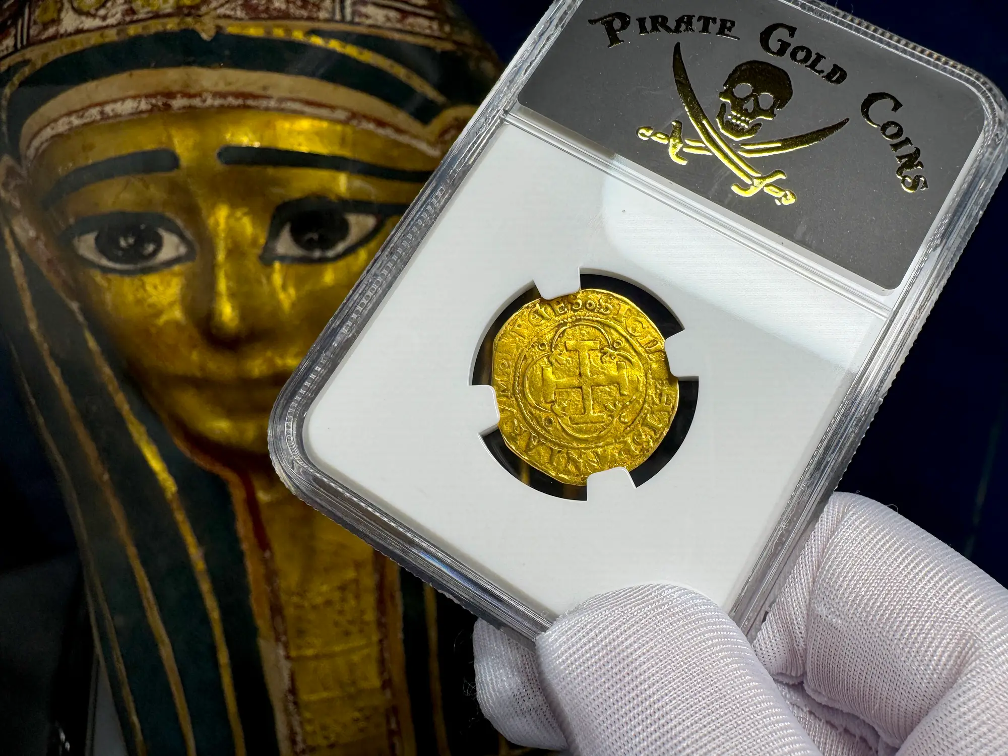 Spain 1 Escudo 1516-56 "Charles & Joanna" NGC 30 21