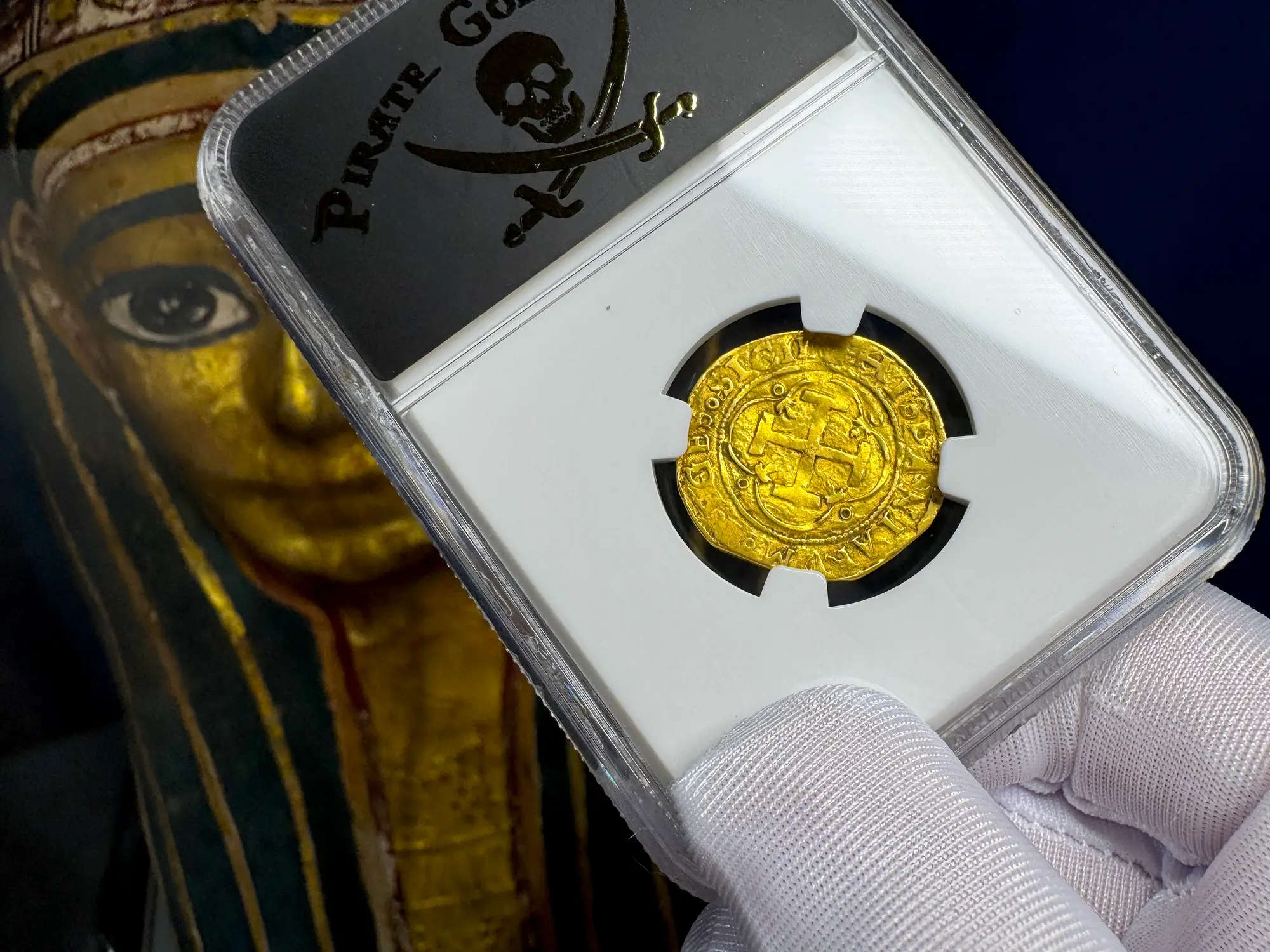 Spain 1 Escudo 1516-56 "Charles & Joanna" NGC 30 15