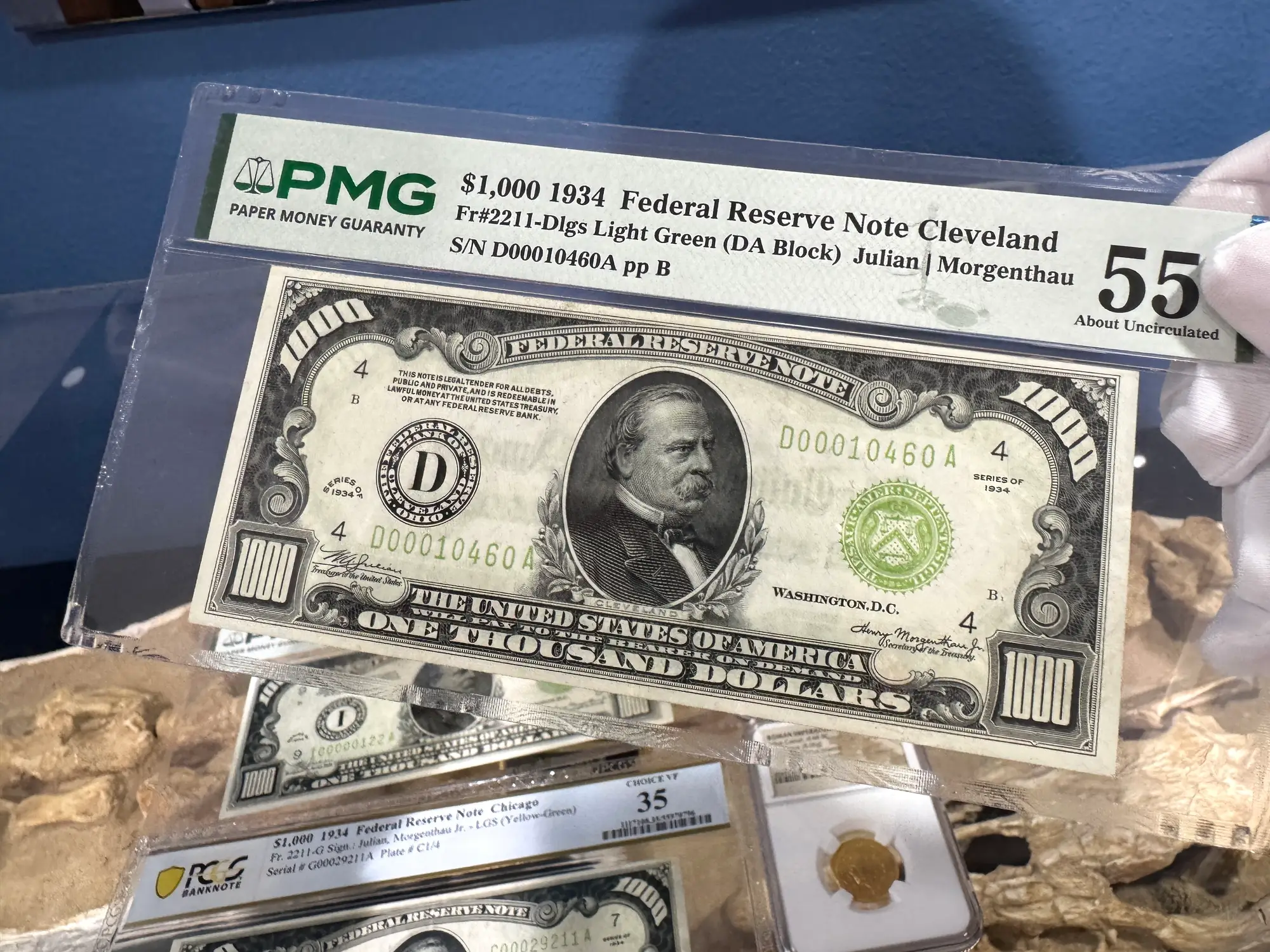 FR 2211-D CLEVELAND $1,000 PMG 55EPQ
