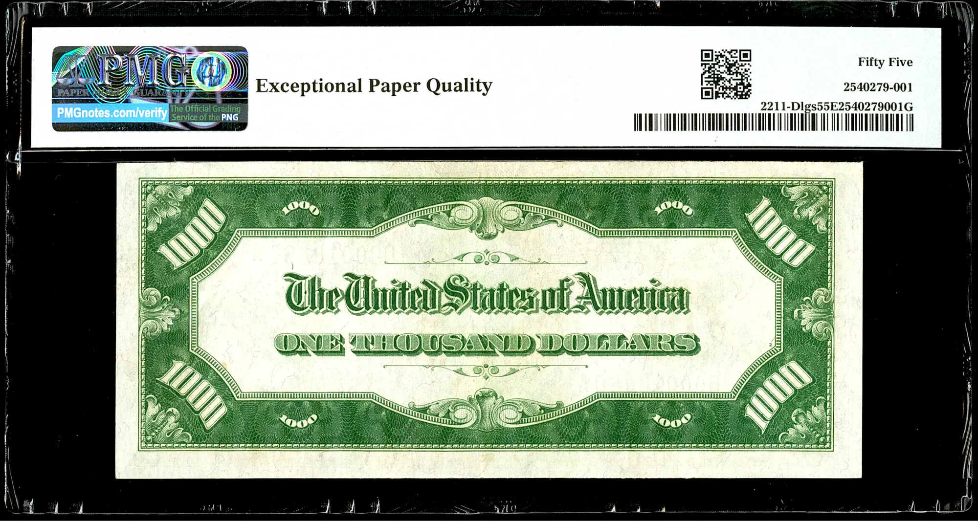 FR 2211-D CLEVELAND $1,000 PMG 55EPQ 4