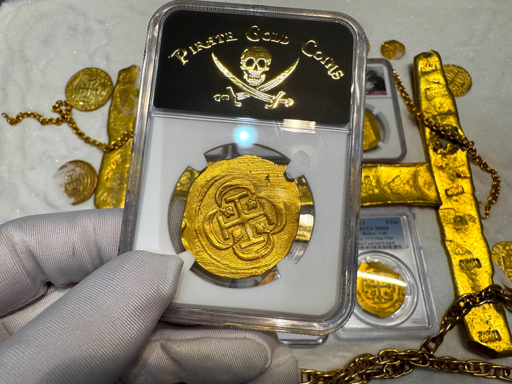 Mexico 8 Escudos 1715 "1715 Fleet Shipwreck" NGC 55 11