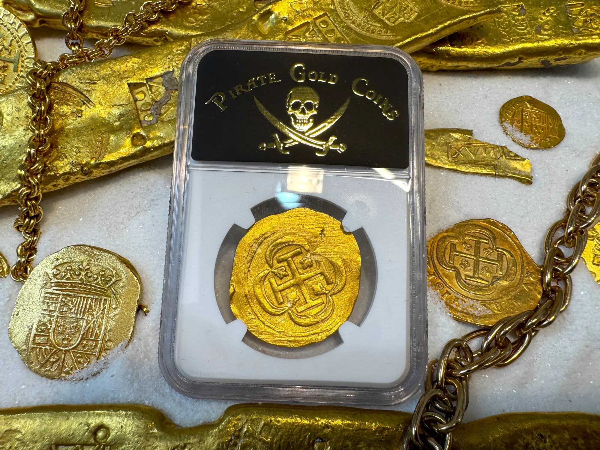 Mexico 8 Escudos 1715 "1715 Fleet Shipwreck" NGC 55 18