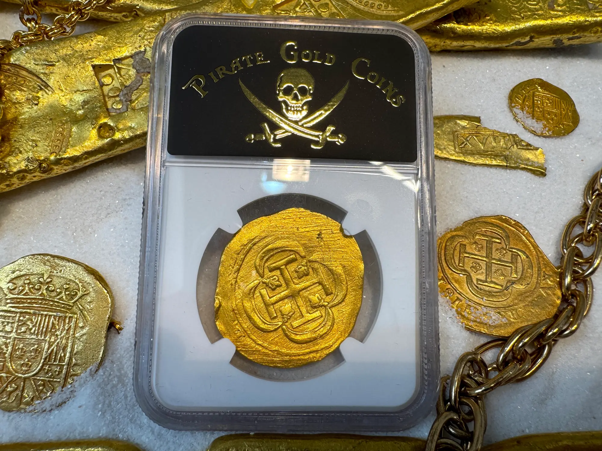 Mexico 8 Escudos 1715 "1715 Fleet Shipwreck" NGC 55 26