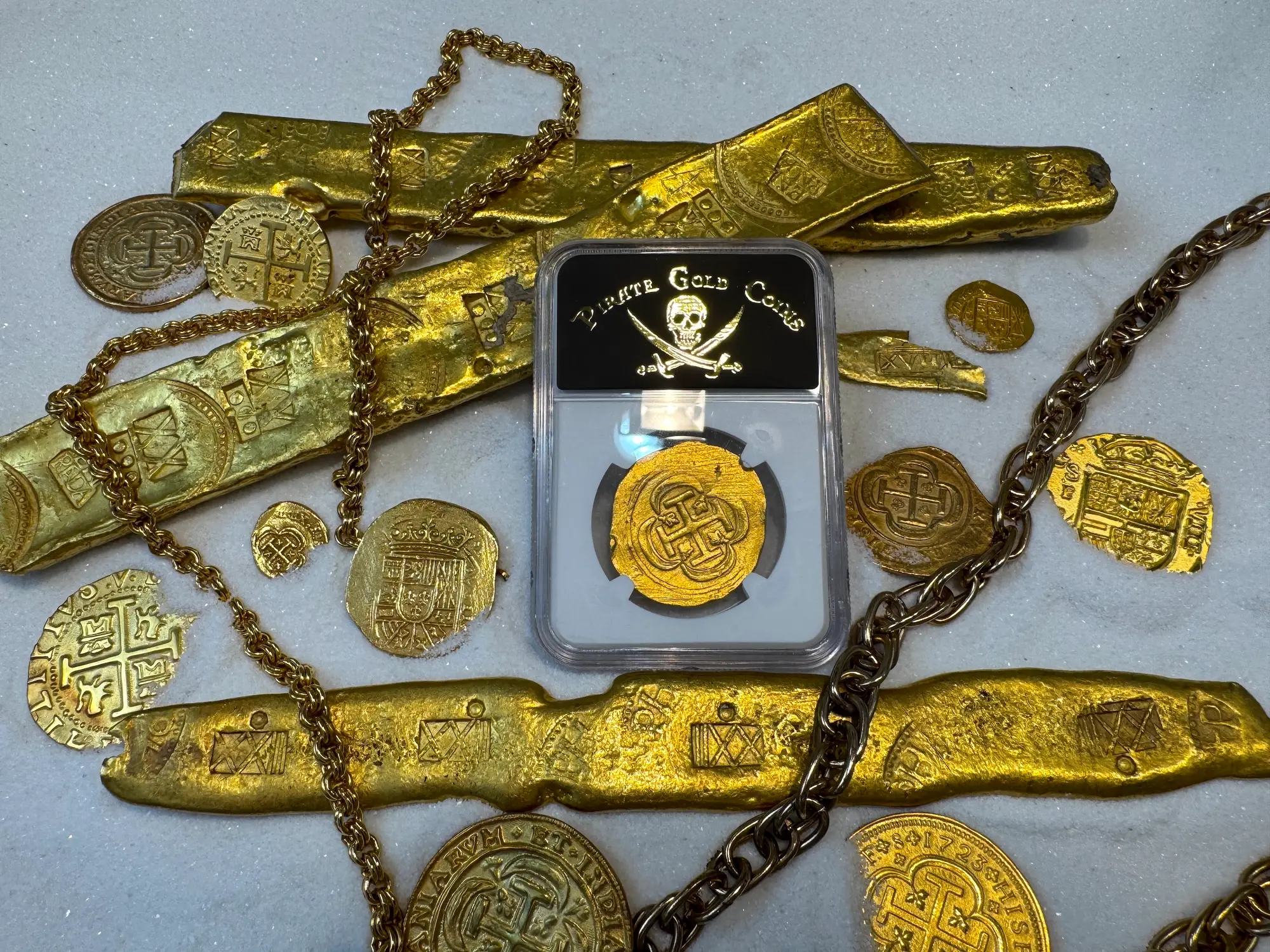 Mexico 8 Escudos 1715 "1715 Fleet Shipwreck" NGC 55 35