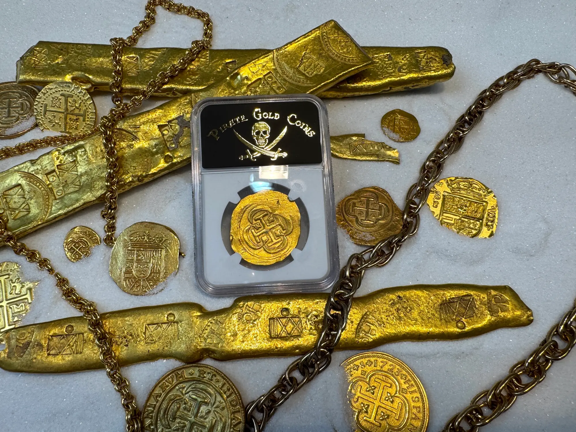 Mexico 8 Escudos 1715 "1715 Fleet Shipwreck" NGC 55 28