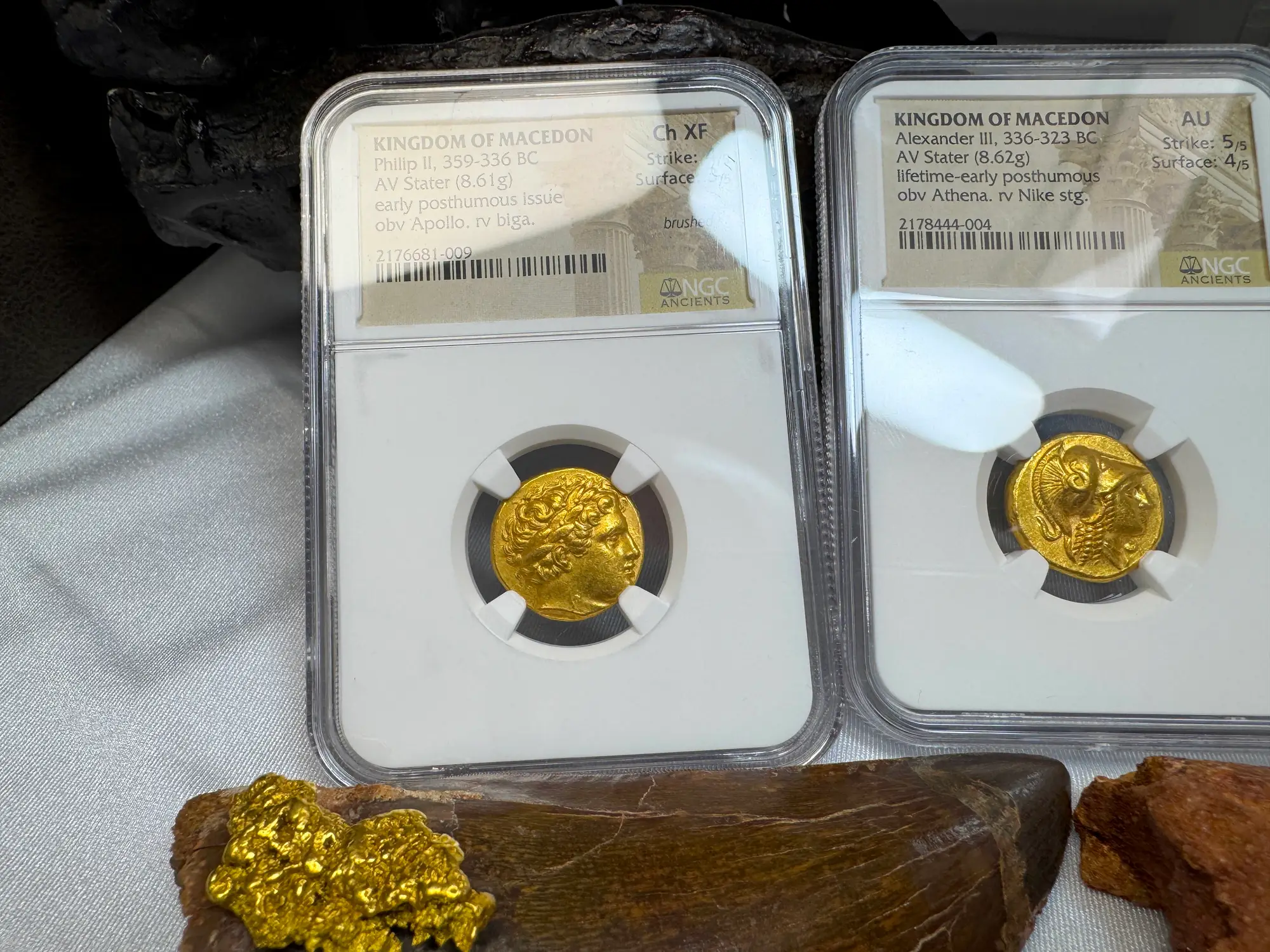 Kingdom of Macedon "Philip II" 359BC Stater NGC Ch XF 17