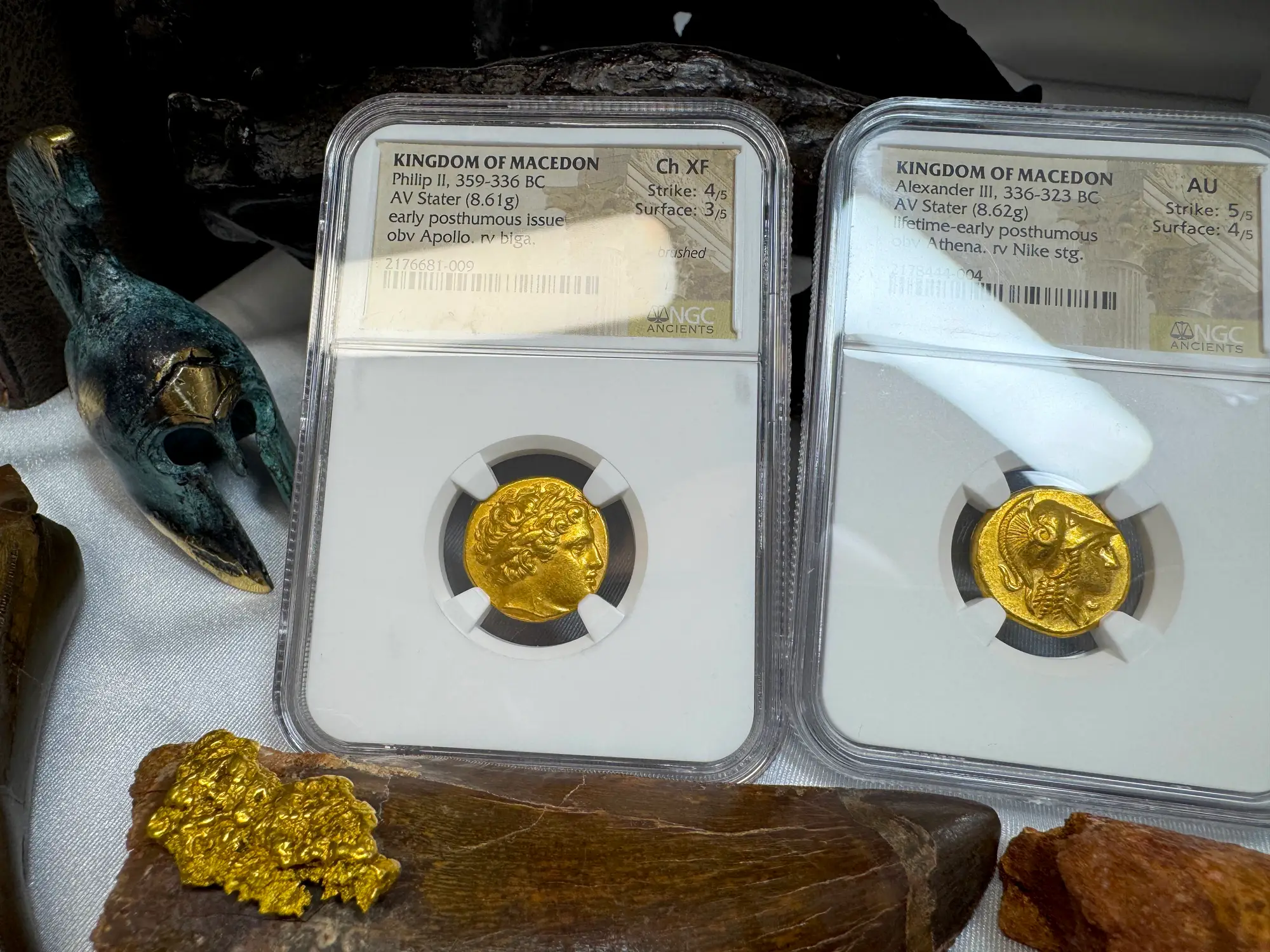 Kingdom of Macedon "Philip II" 359BC Stater NGC Ch XF 18