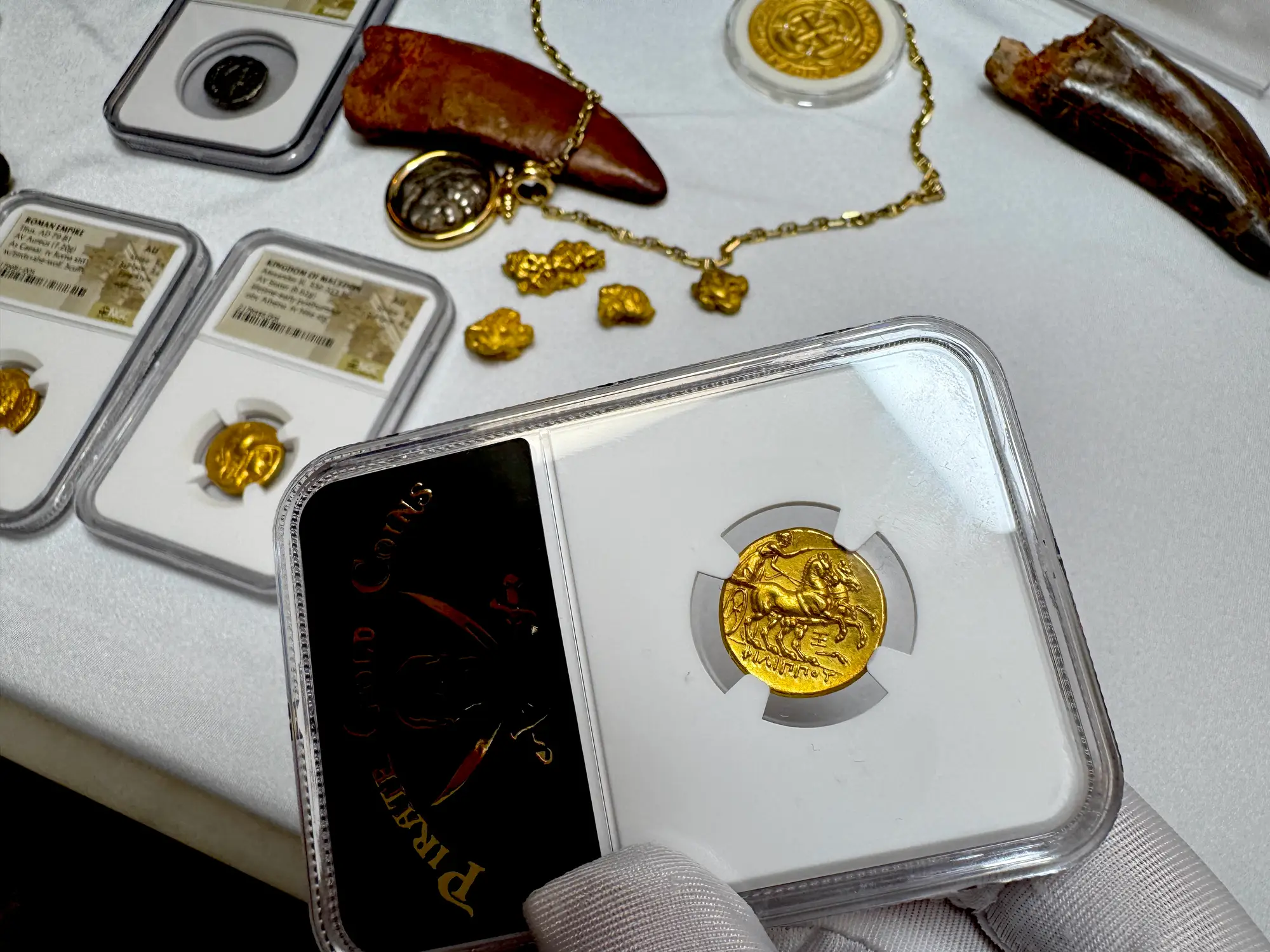 Kingdom of Macedon "Philip II" 359BC Stater NGC Ch XF 6