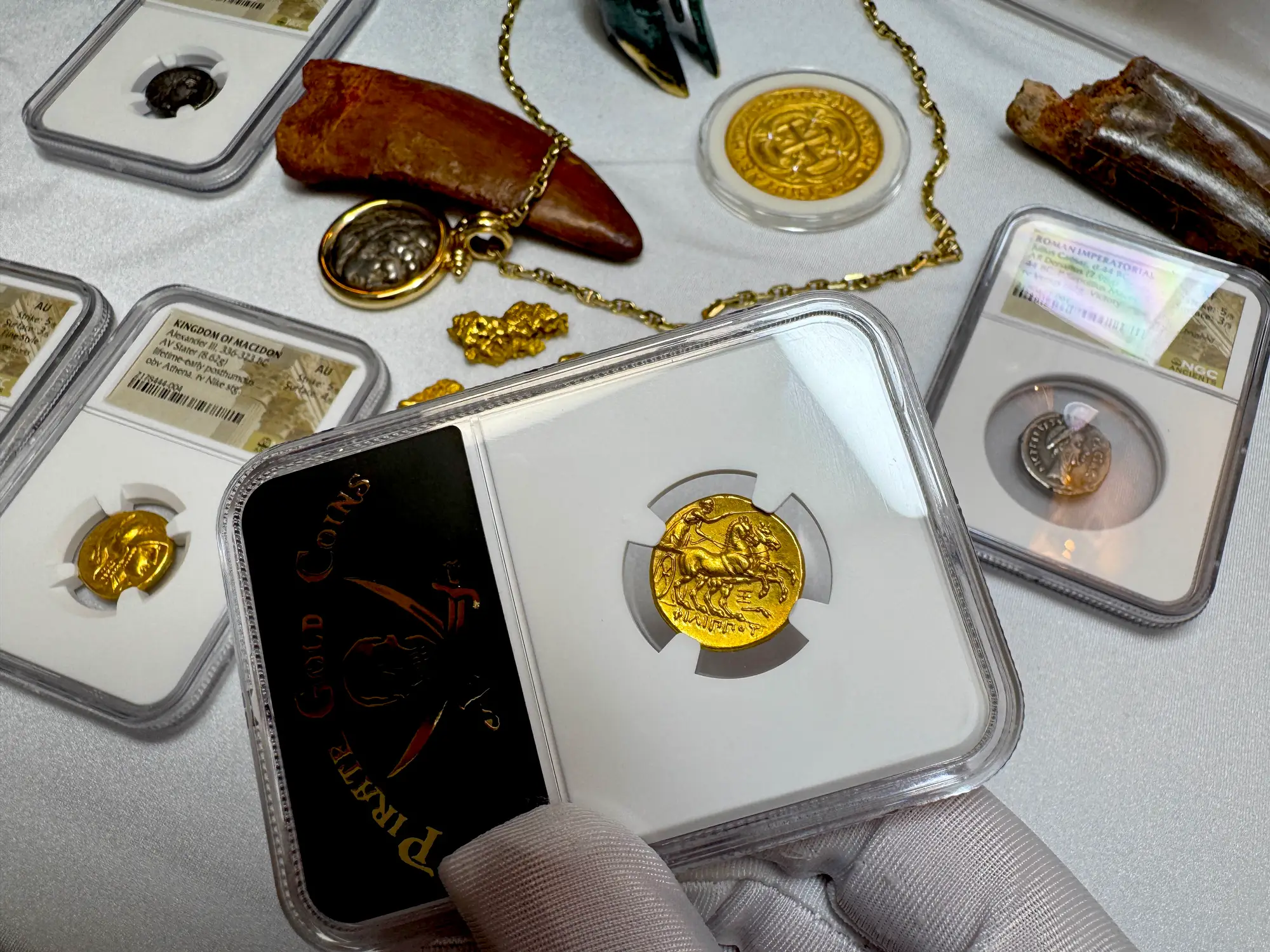 Kingdom of Macedon "Philip II" 359BC Stater NGC Ch XF 7