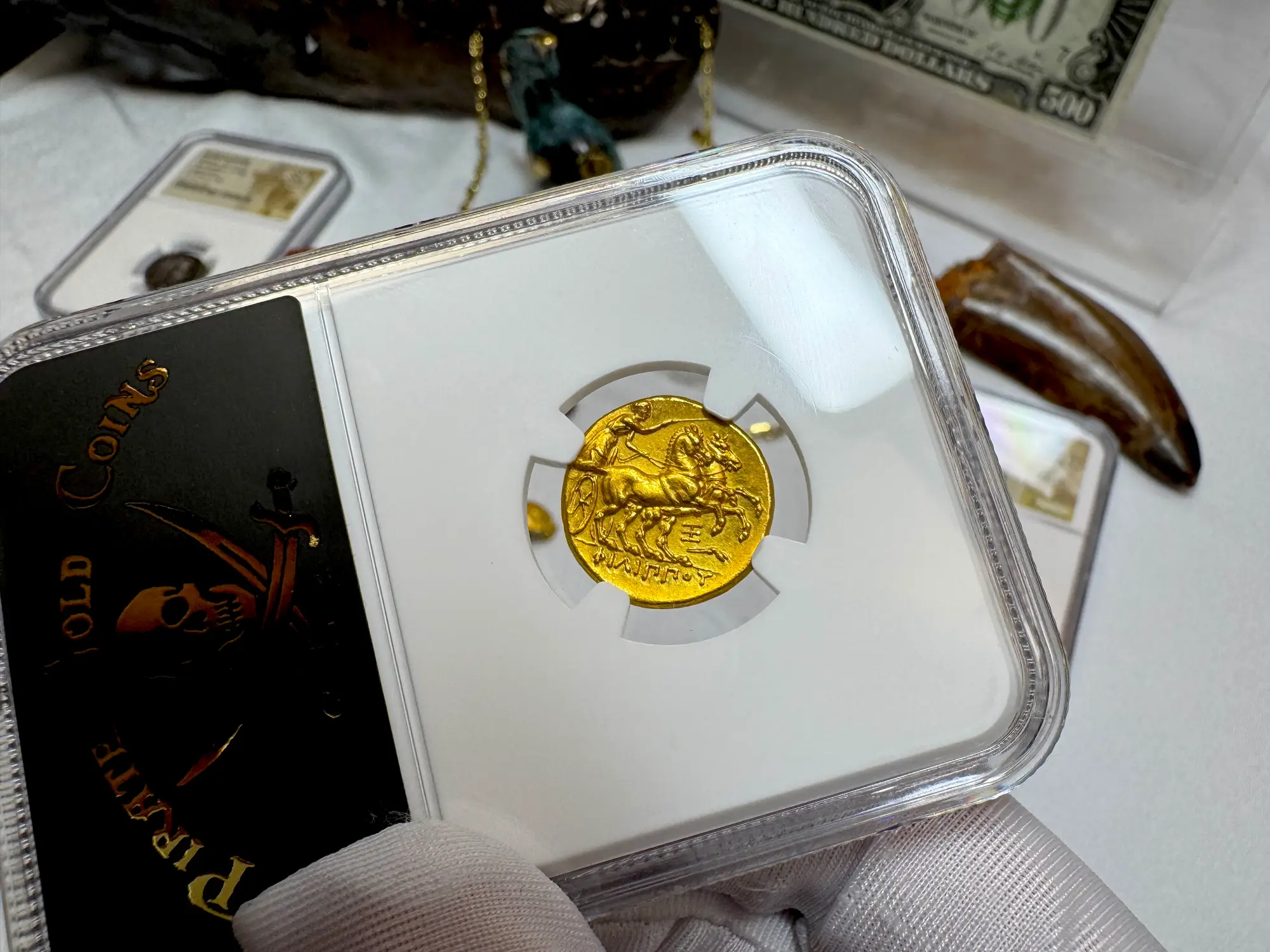 Kingdom of Macedon "Philip II" 359BC Stater NGC Ch XF 8