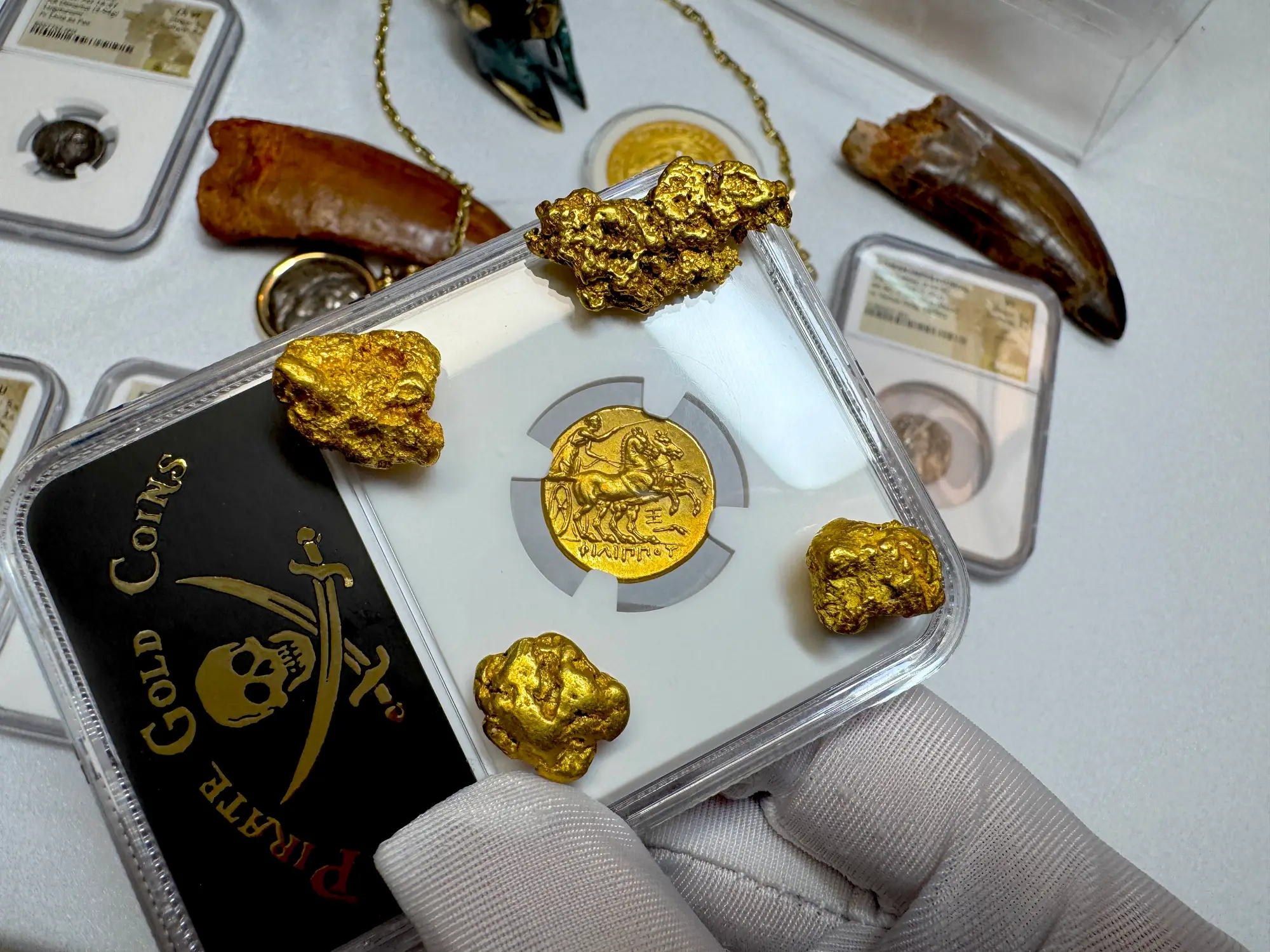 Kingdom of Macedon "Philip II" 359BC Stater NGC Ch XF 23