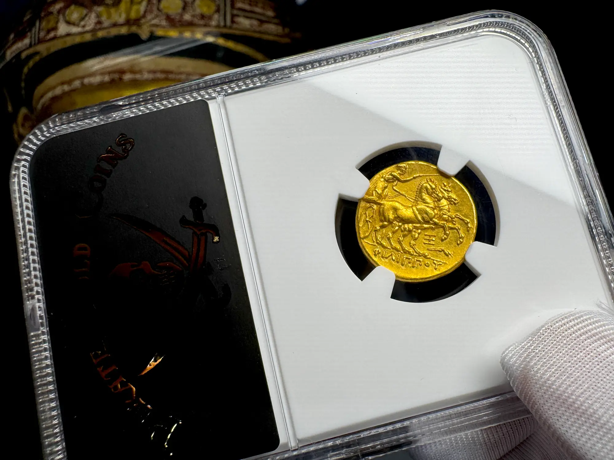 Kingdom of Macedon "Philip II" 359BC Stater NGC Ch XF 21