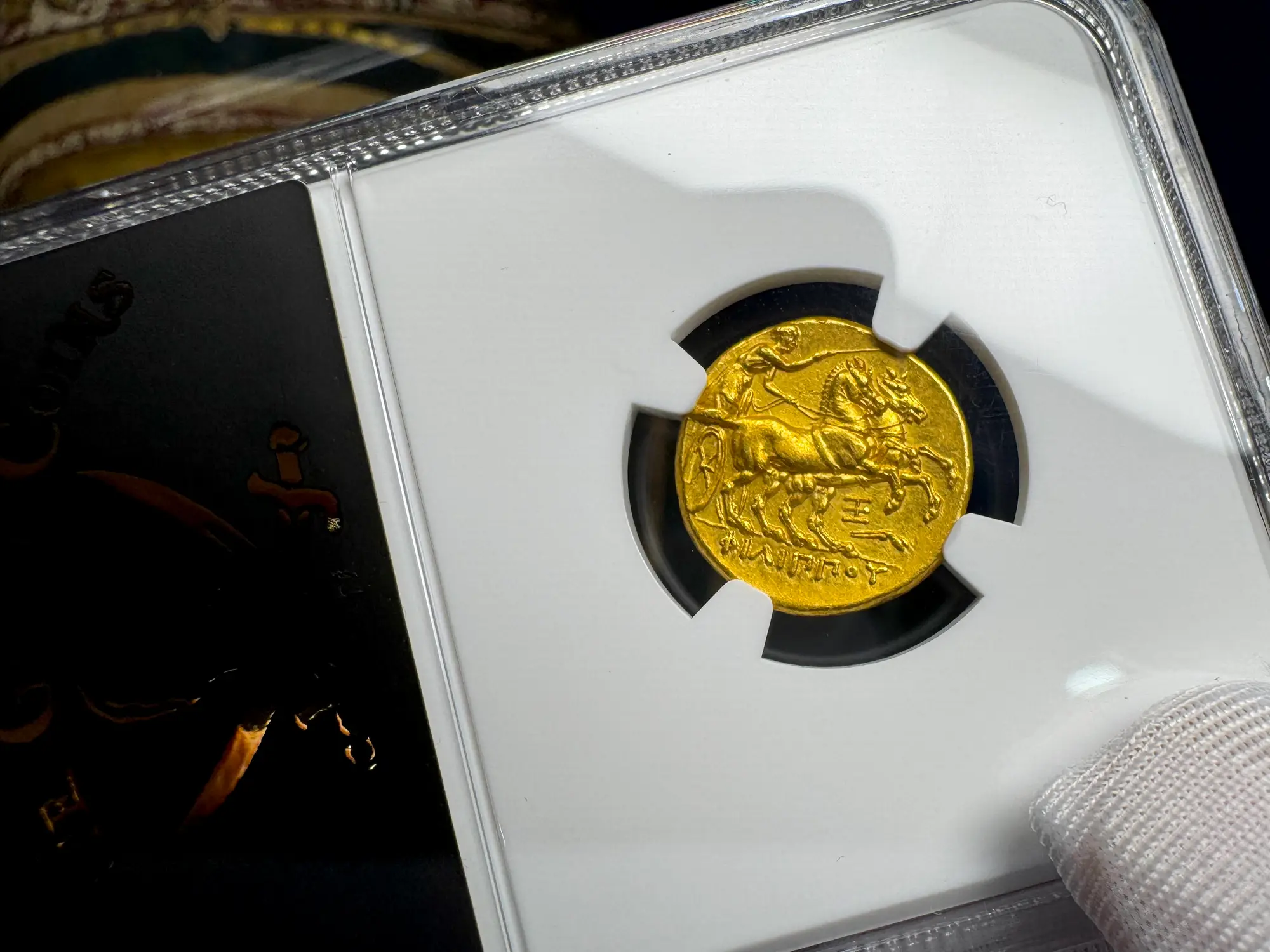 Kingdom of Macedon "Philip II" 359BC Stater NGC Ch XF 22