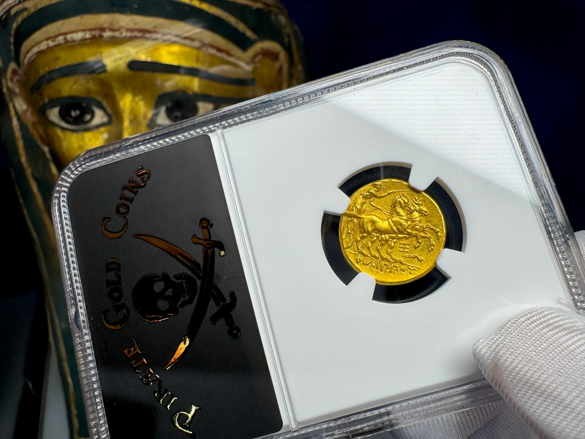 Kingdom of Macedon "Philip II" 359BC Stater NGC Ch XF 27