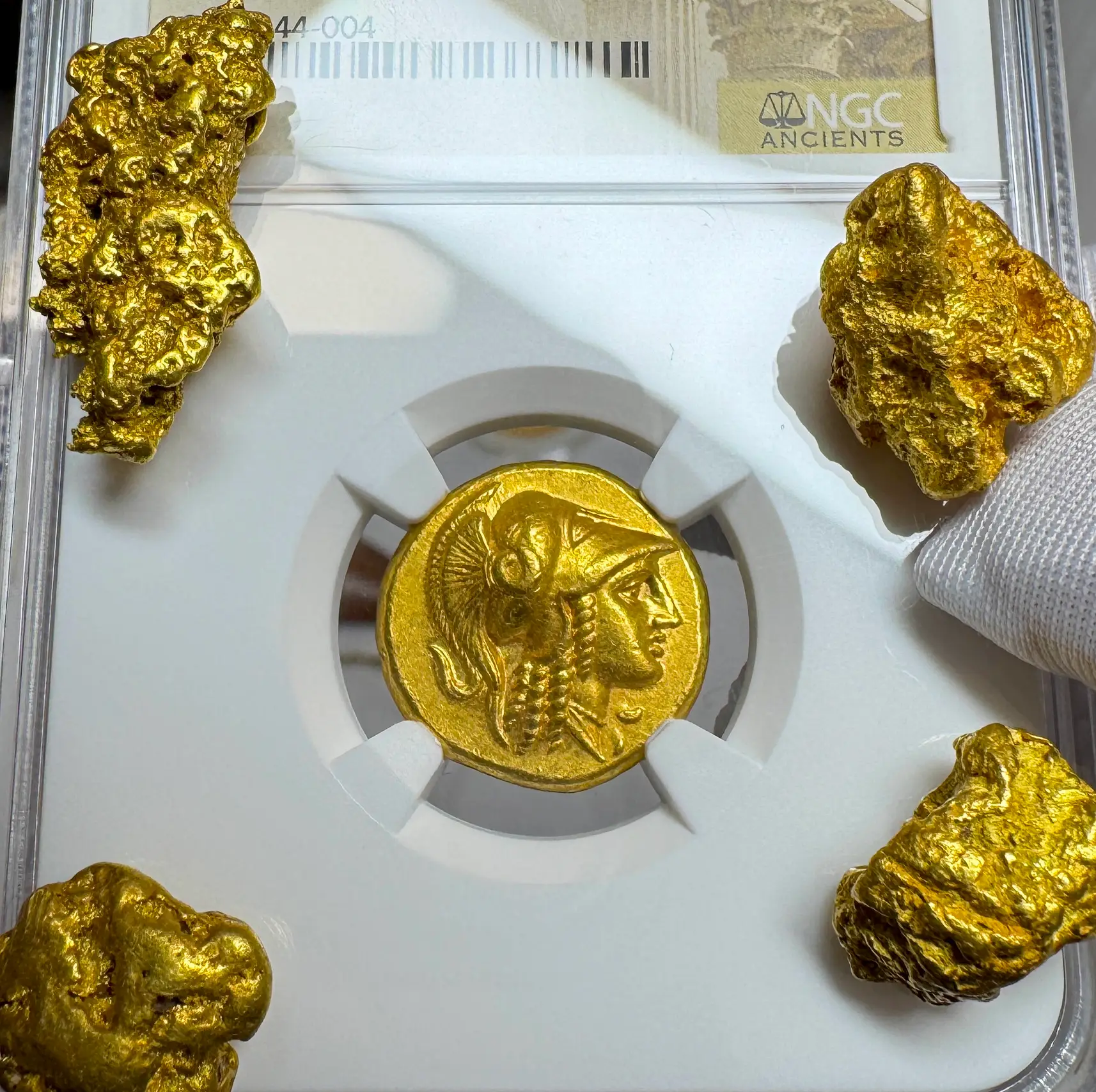 Kingdom of Macedon "Alexander the Great" 336BC Stater NGC AU 5x4 Gorgeous! 2