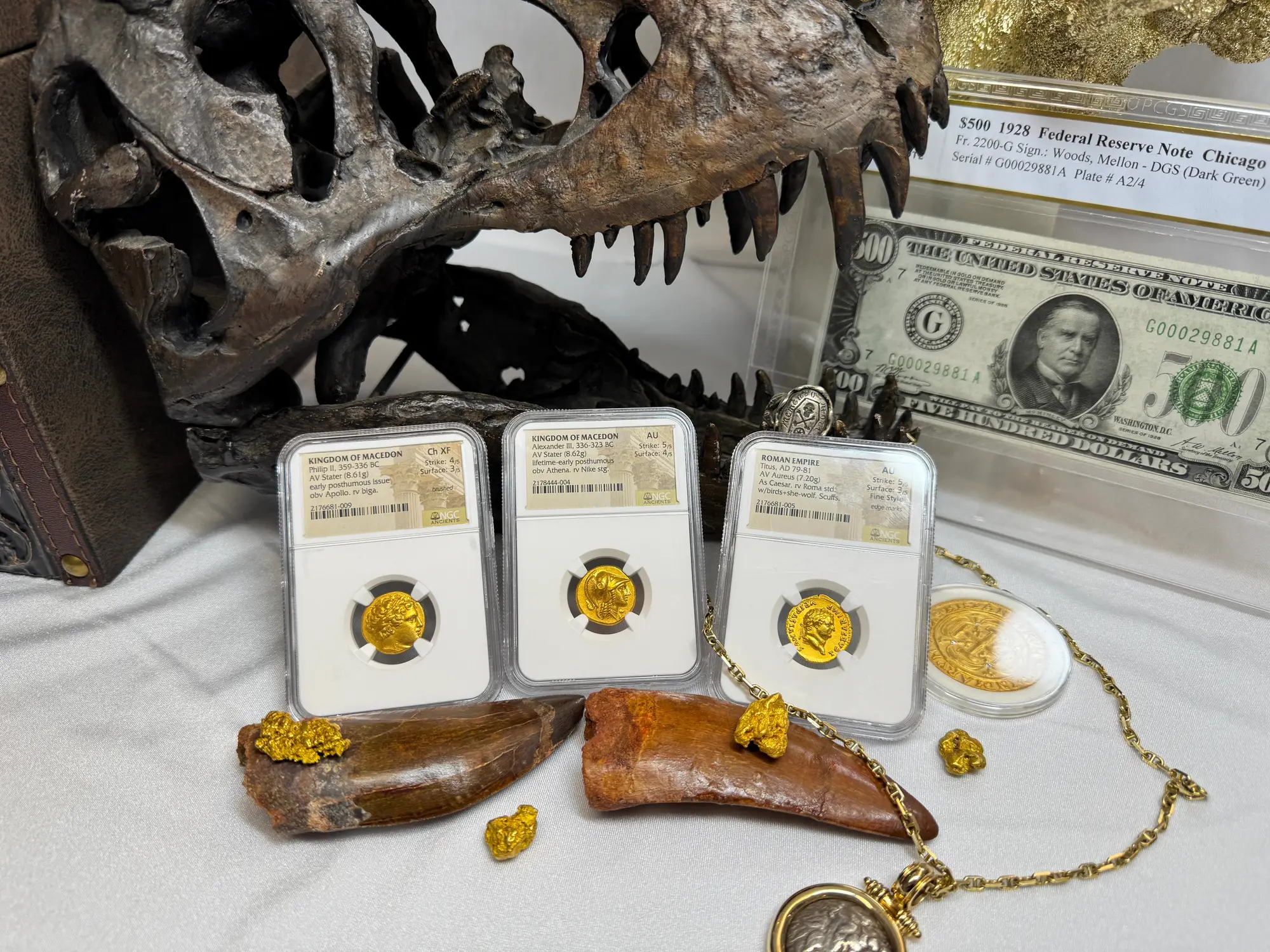 Kingdom of Macedon "Alexander the Great" 336BC Stater NGC AU 5x4 Gorgeous! 9