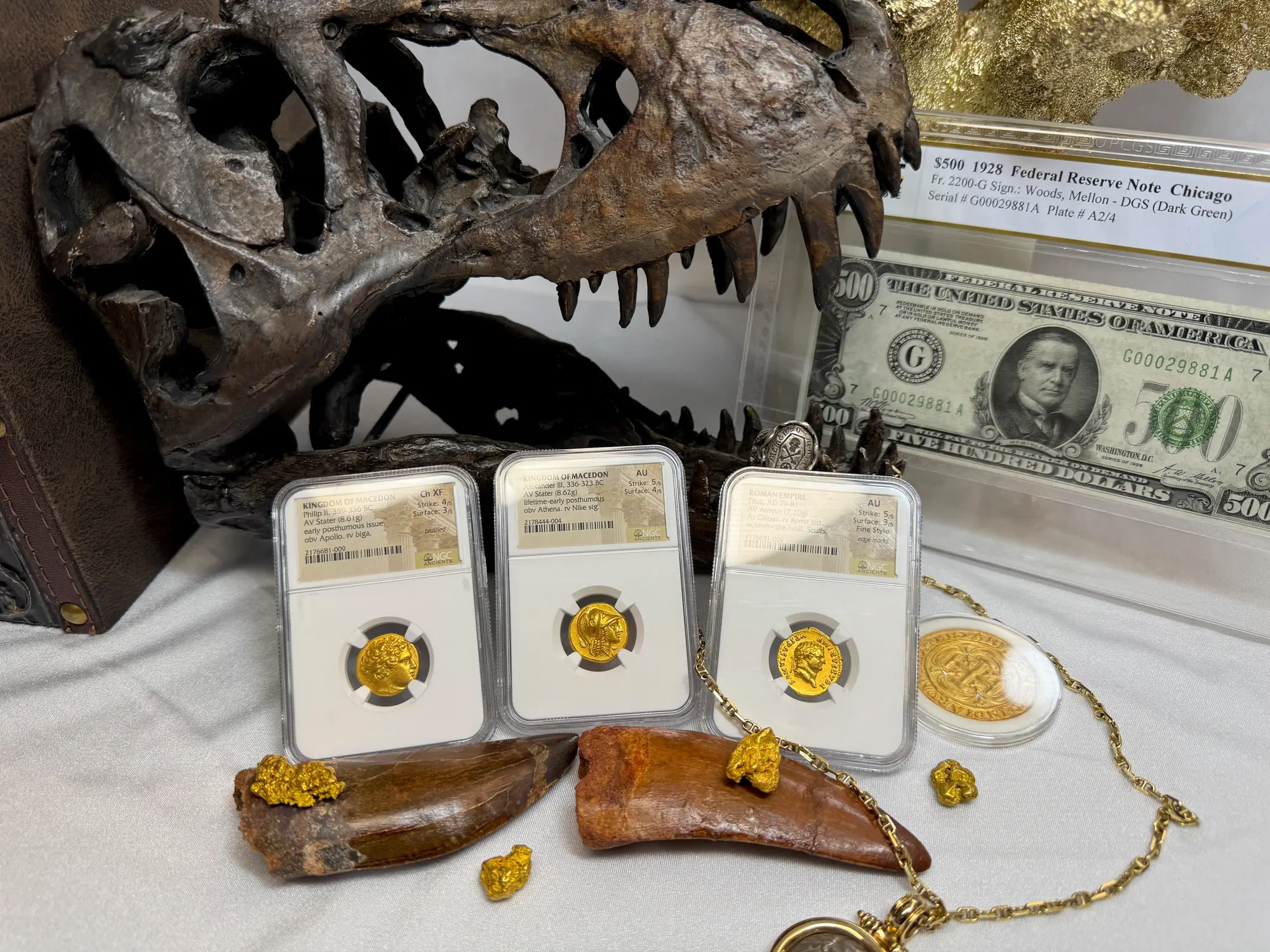 Kingdom of Macedon "Alexander the Great" 336BC Stater NGC AU 5x4 Gorgeous! 10