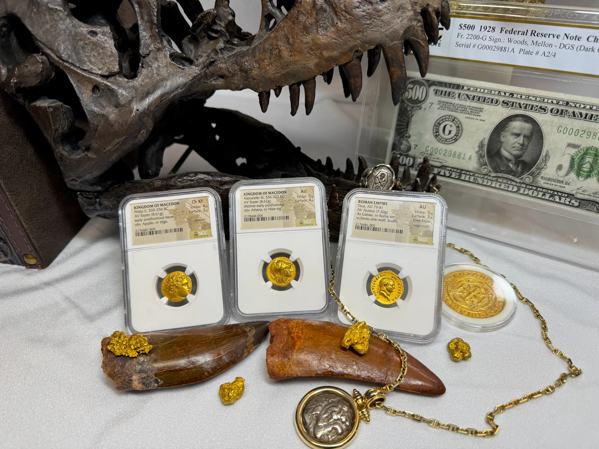 Kingdom of Macedon "Alexander the Great" 336BC Stater NGC AU 5x4 Gorgeous! 11