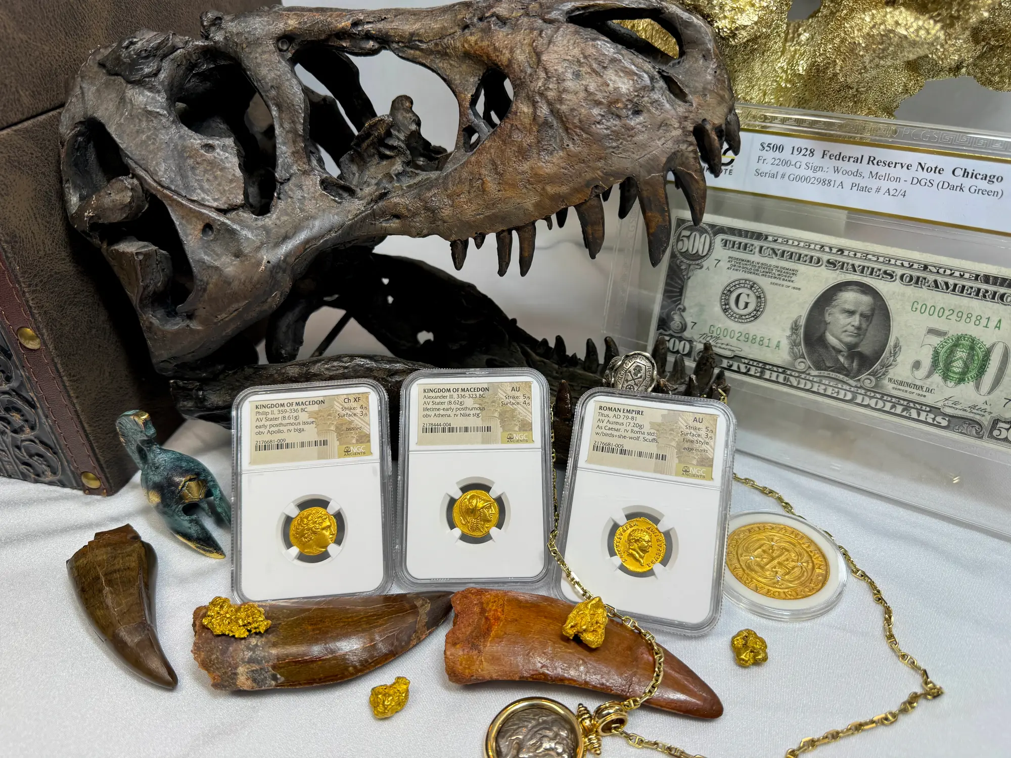 Kingdom of Macedon "Alexander the Great" 336BC Stater NGC AU 5x4 Gorgeous! 22