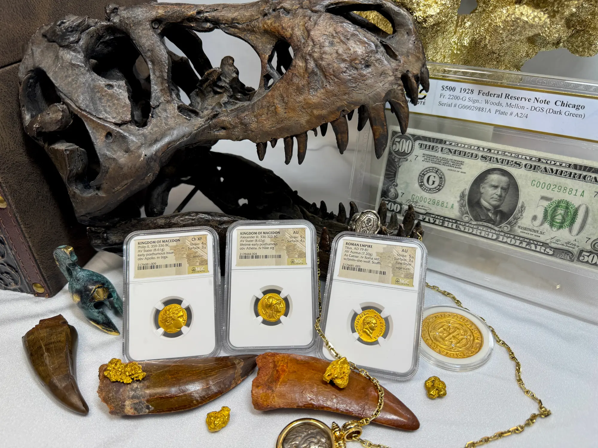 Kingdom of Macedon "Alexander the Great" 336BC Stater NGC AU 5x4 Gorgeous! 23