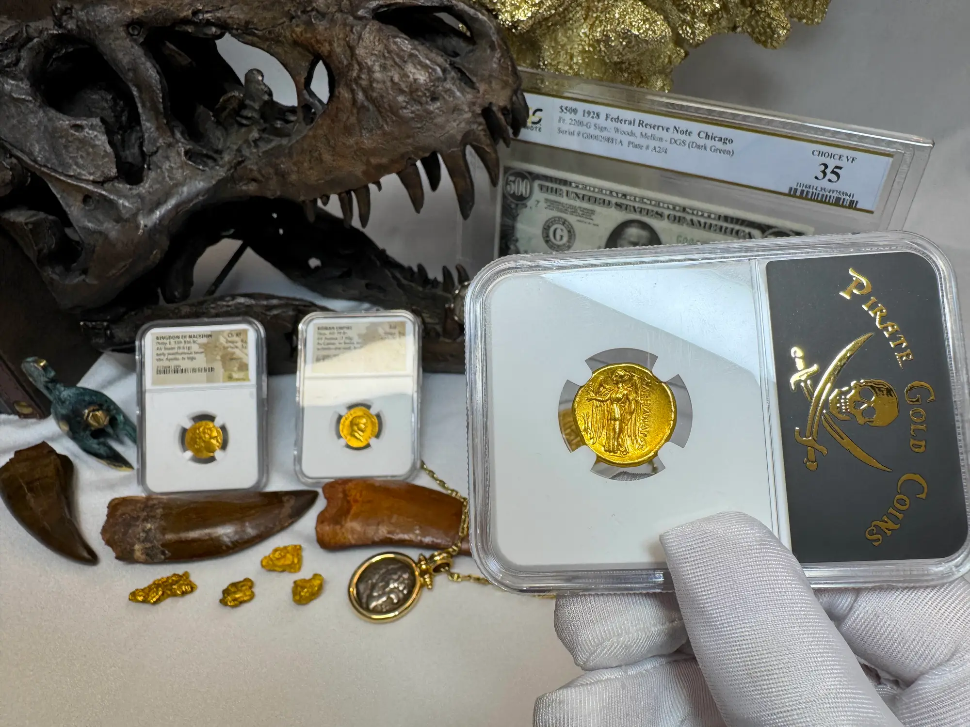 Kingdom of Macedon "Alexander the Great" 336BC Stater NGC AU 5x4 Gorgeous! 30