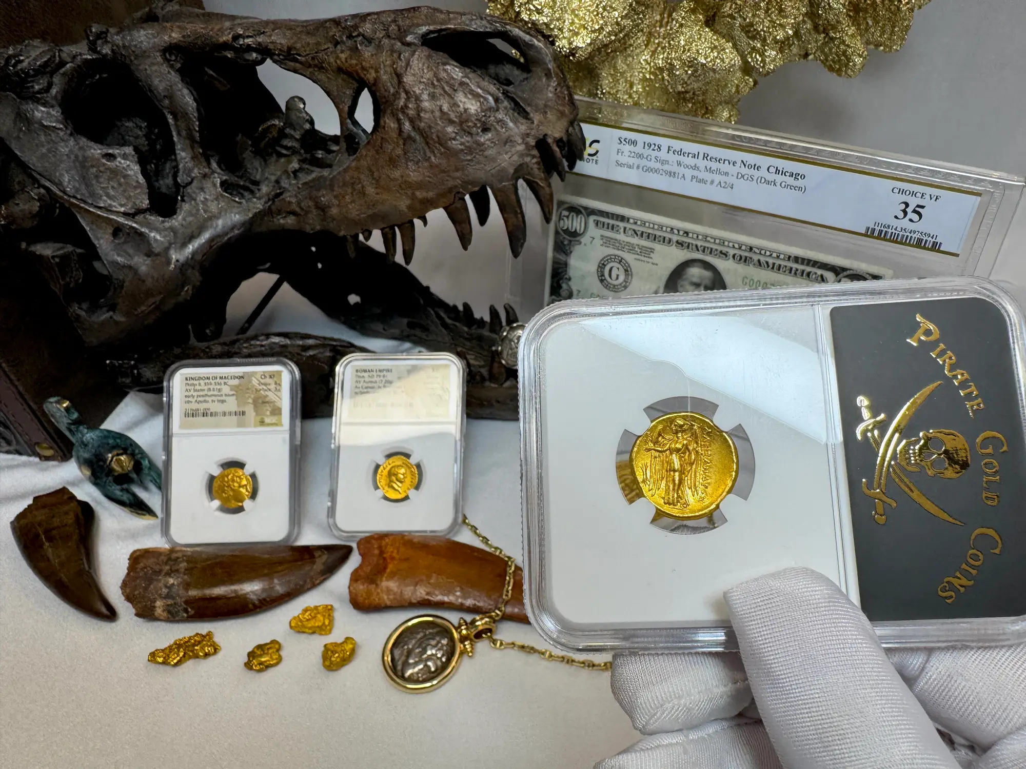 Kingdom of Macedon "Alexander the Great" 336BC Stater NGC AU 5x4 Gorgeous! 31