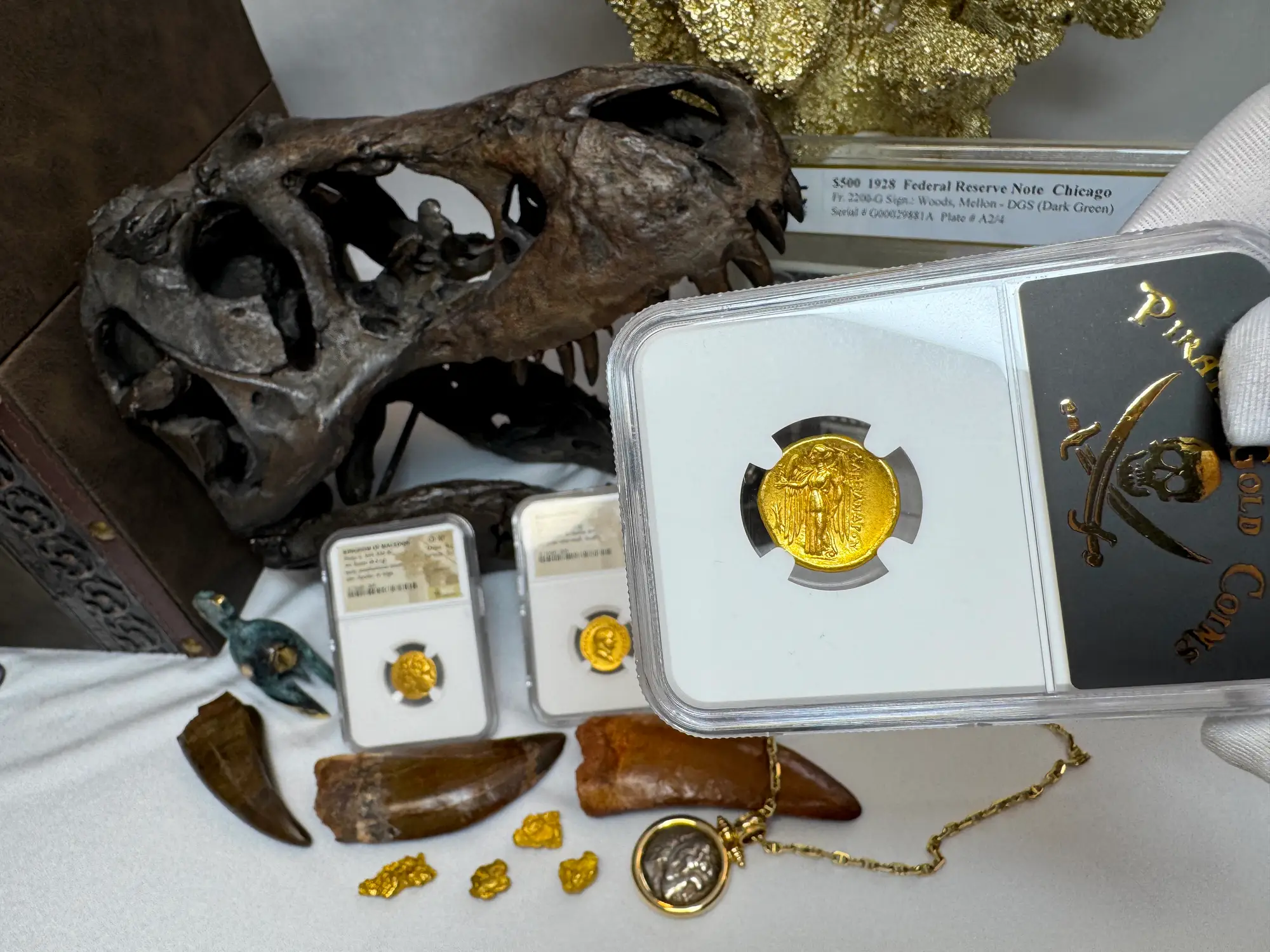 Kingdom of Macedon "Alexander the Great" 336BC Stater NGC AU 5x4 Gorgeous! 32