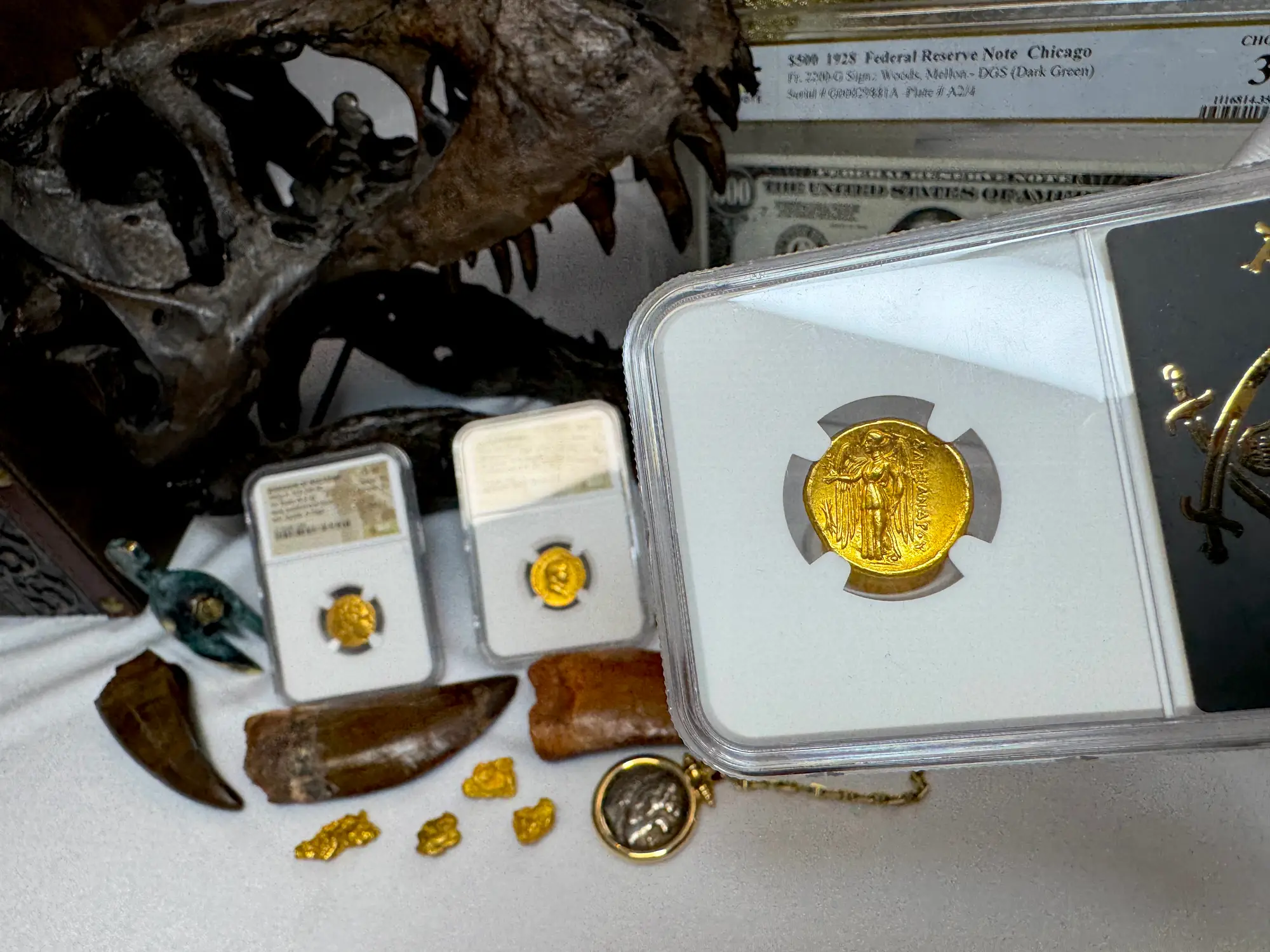 Kingdom of Macedon "Alexander the Great" 336BC Stater NGC AU 5x4 Gorgeous! 29