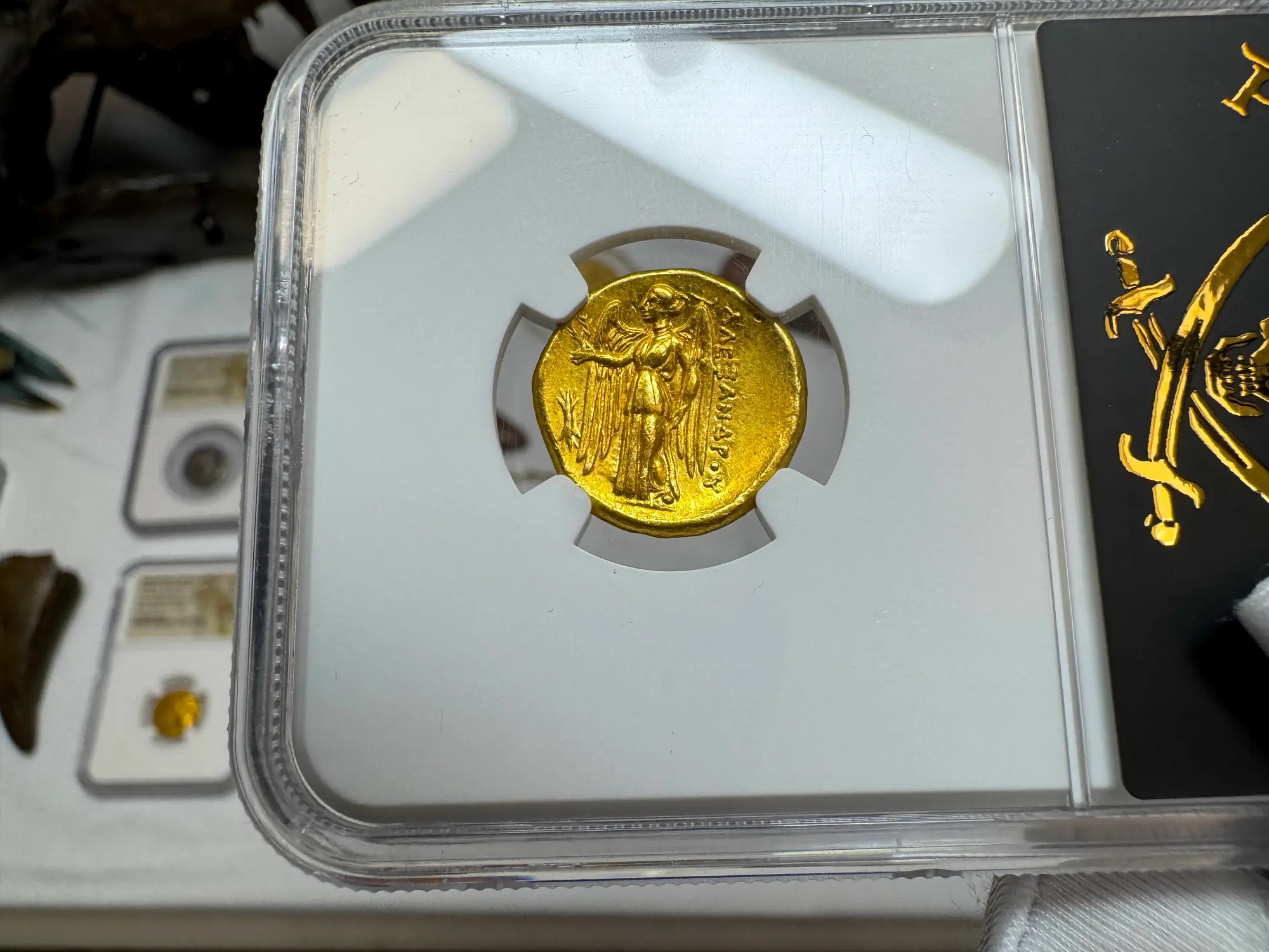 Kingdom of Macedon "Alexander the Great" 336BC Stater NGC AU 5x4 Gorgeous! 8