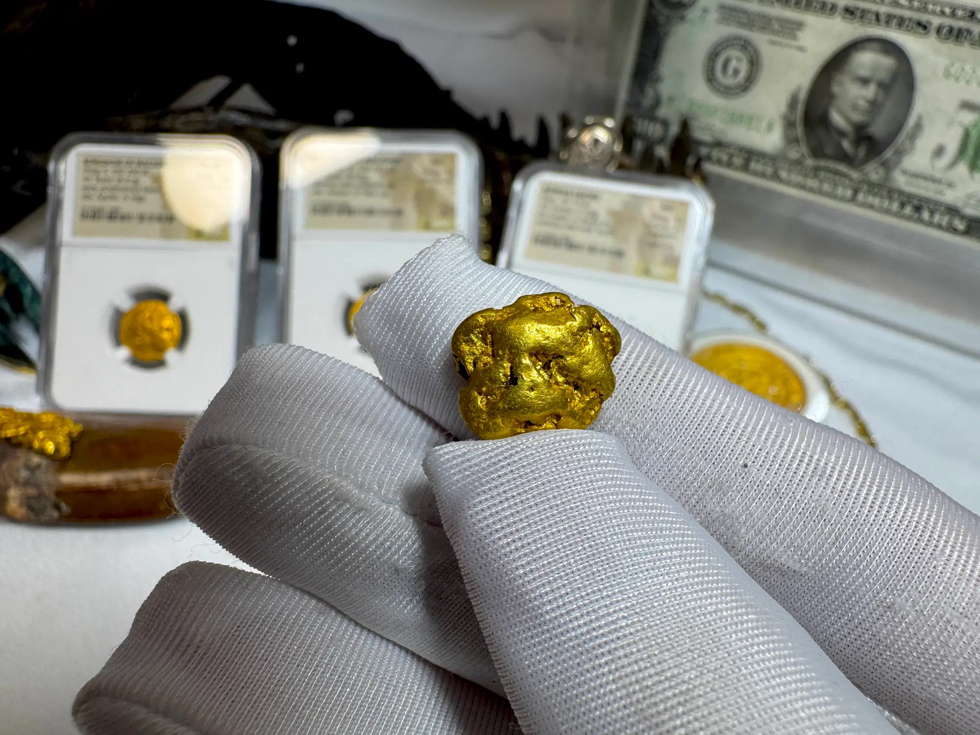 California River Gold Nugget 5.6gm 15mm 4