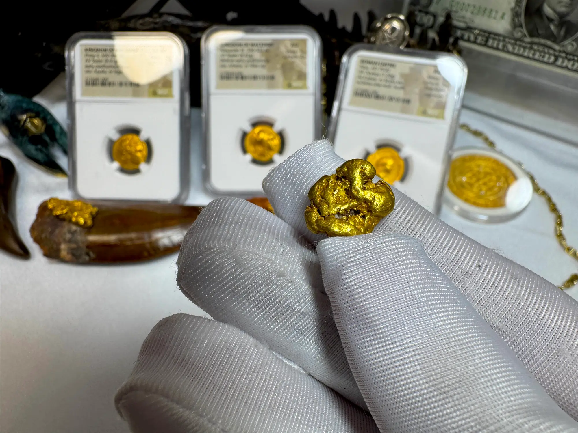 California River Gold Nugget 5.6gm 15mm 6