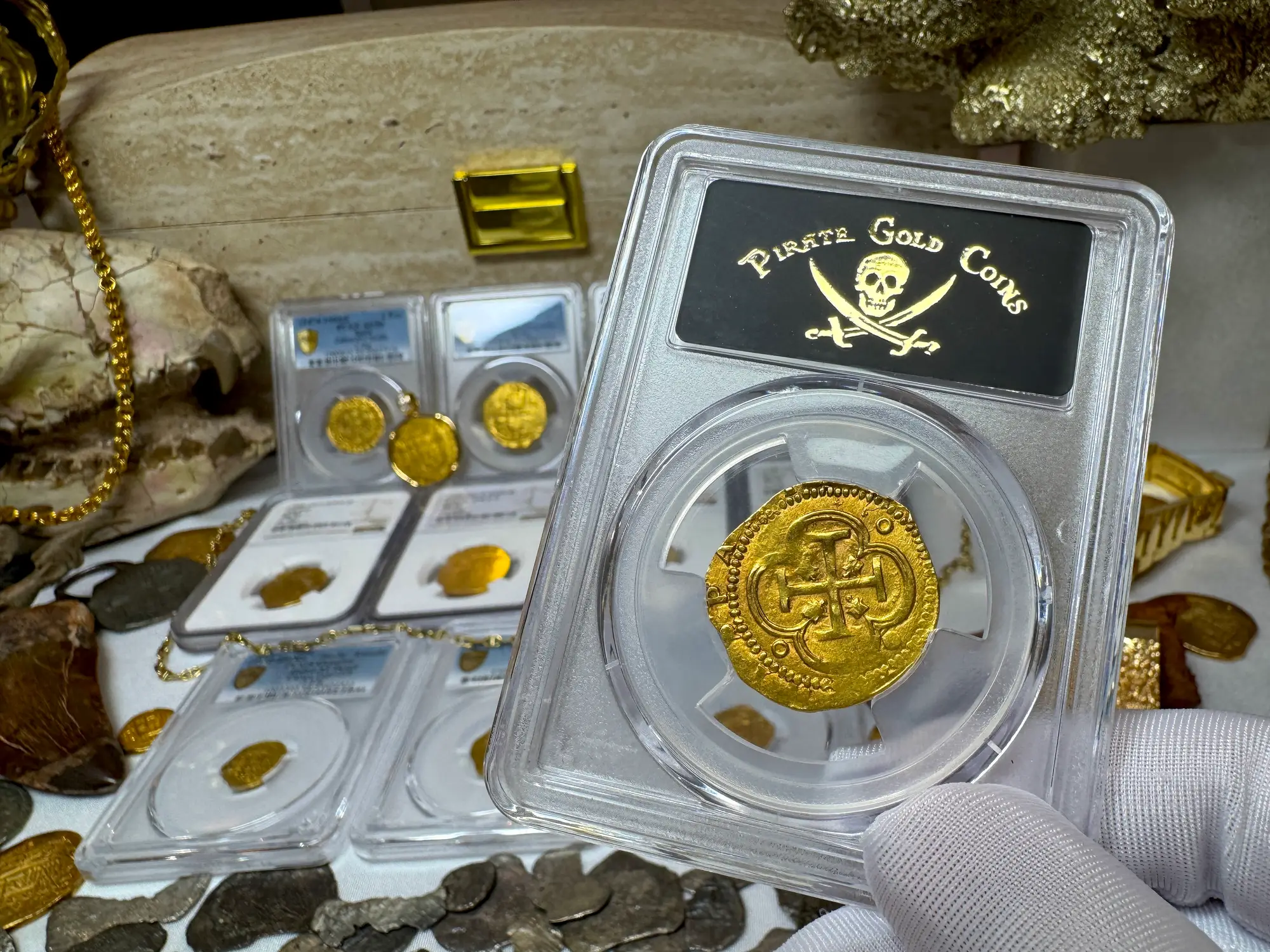 Spain 2 Escudos 1578-88 "Toledo" PCGS 58 9