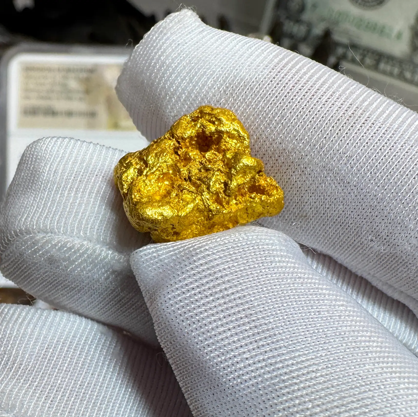 Australian Gold Nugget 12.11gm 17mm
