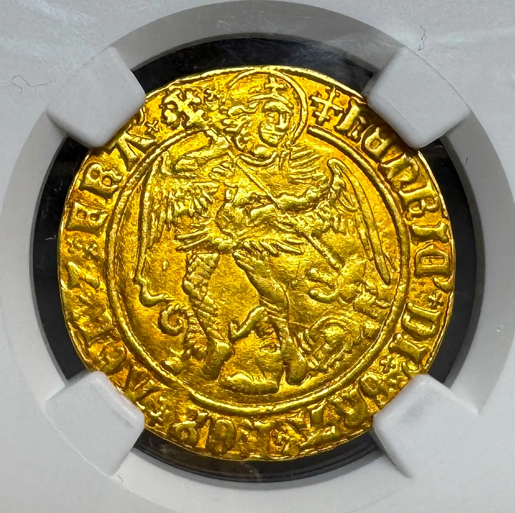 England "Archangel Michael" 1505-09 Henry VII NGC 55
