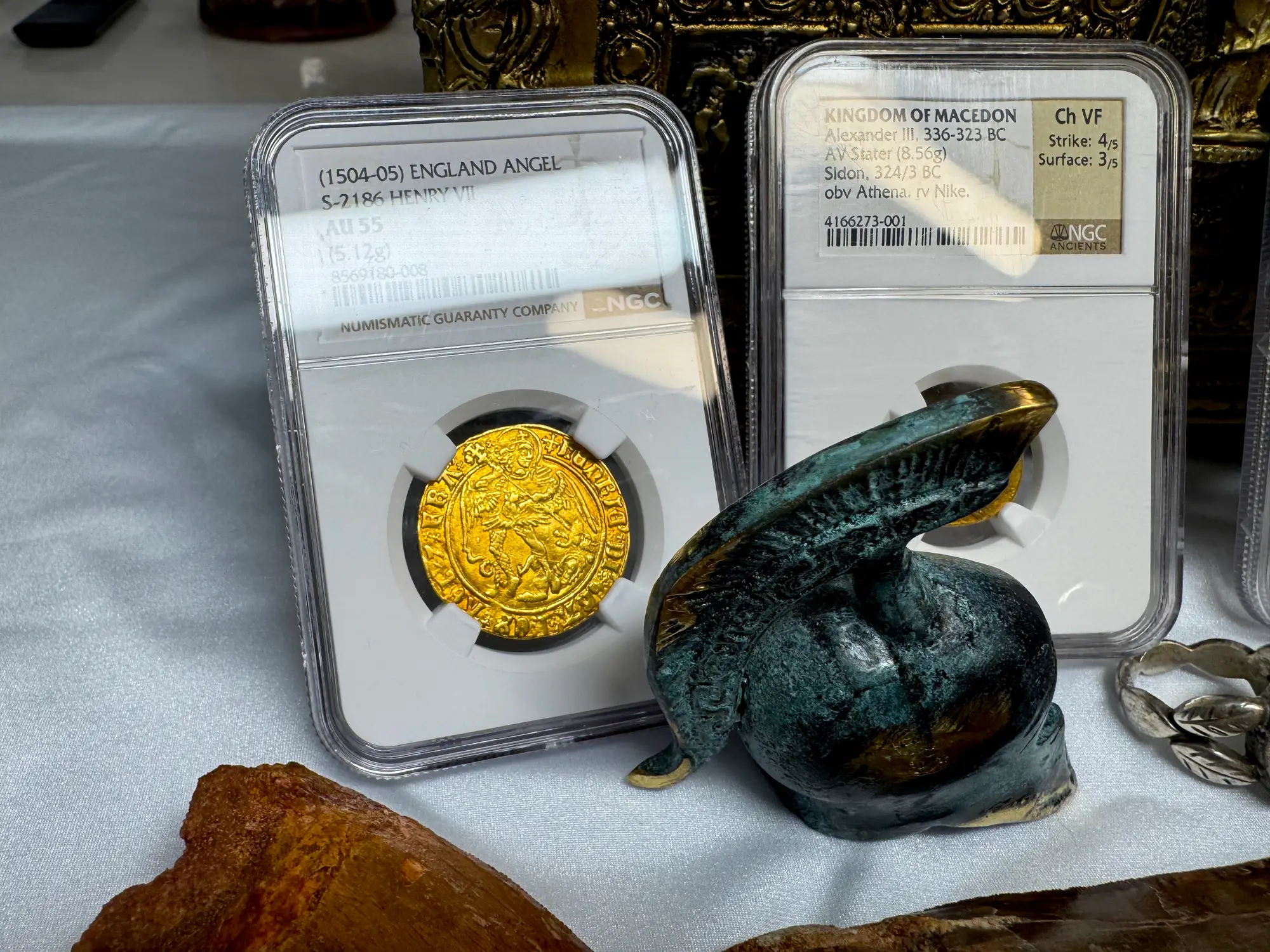 England "Archangel Michael" 1505-09 Henry VII NGC 55 9