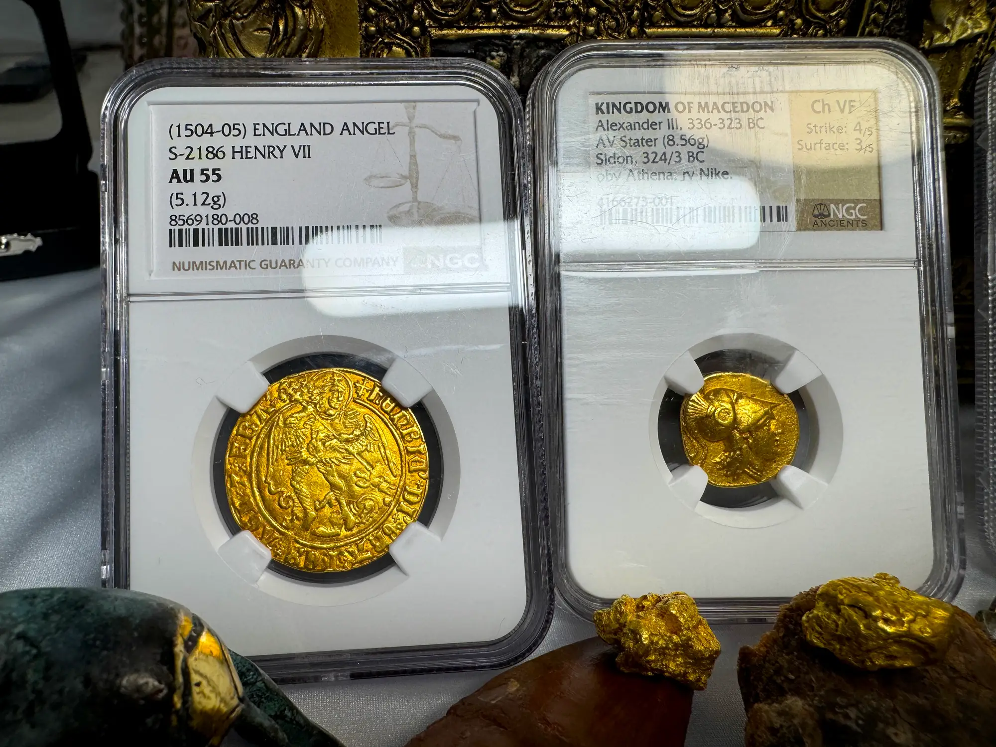 England "Archangel Michael" 1505-09 Henry VII NGC 55 4