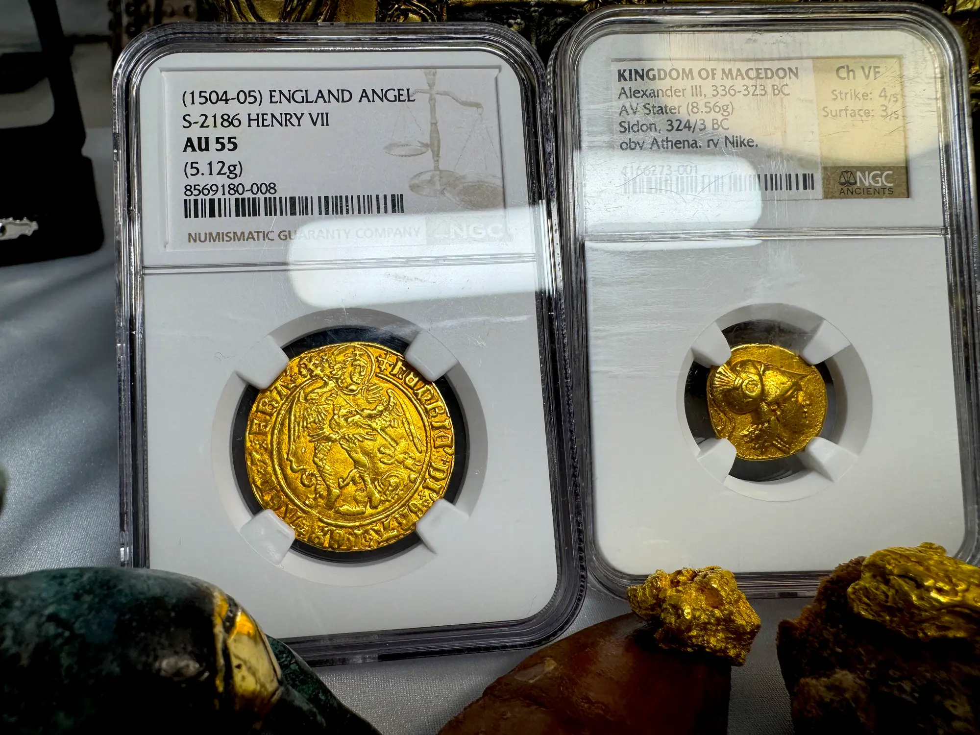 England "Archangel Michael" 1505-09 Henry VII NGC 55 8