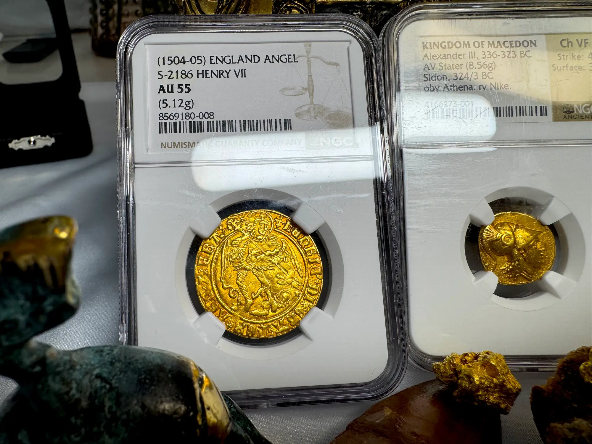 England "Archangel Michael" 1505-09 Henry VII NGC 55 10