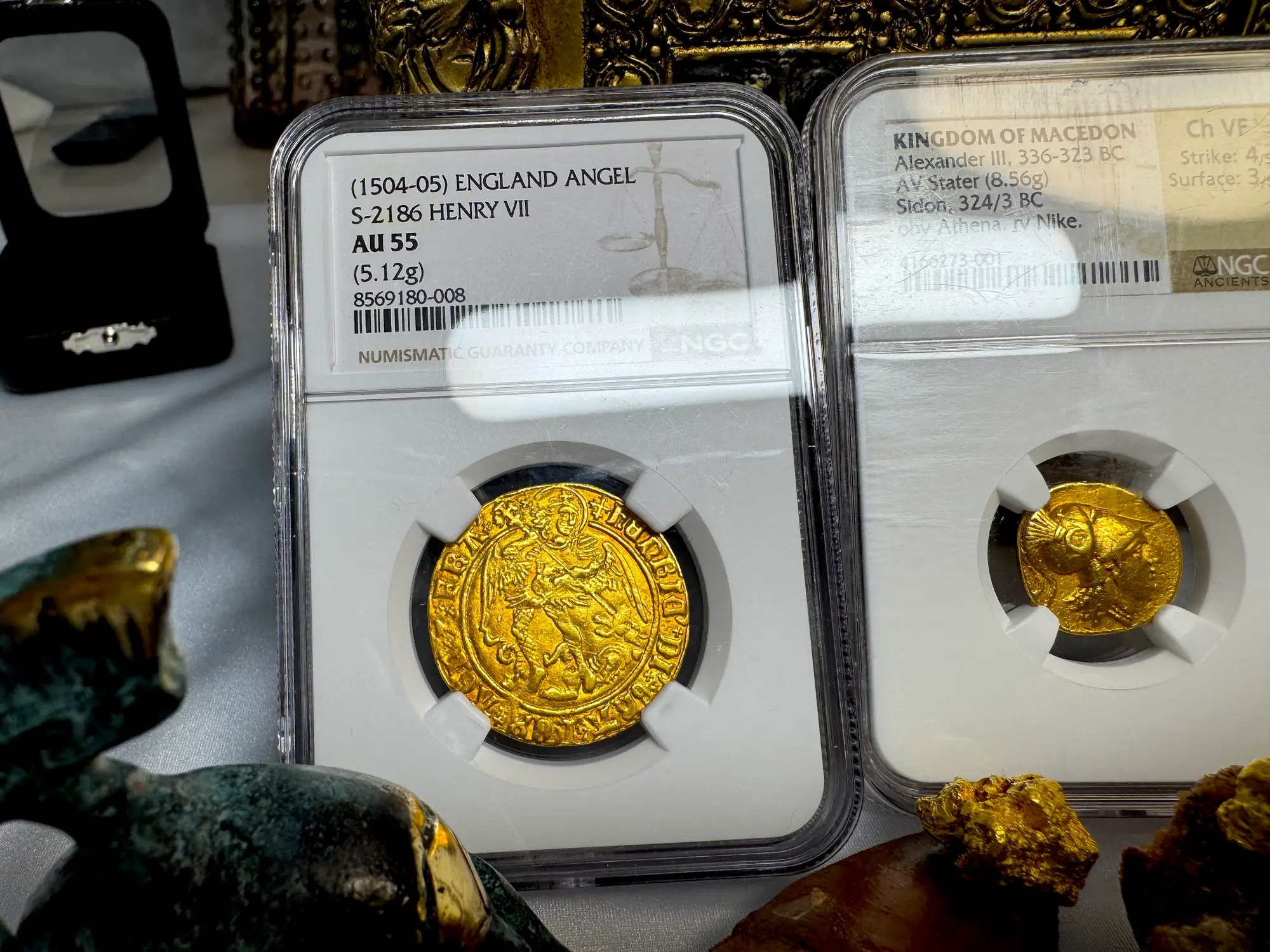 England "Archangel Michael" 1505-09 Henry VII NGC 55 11