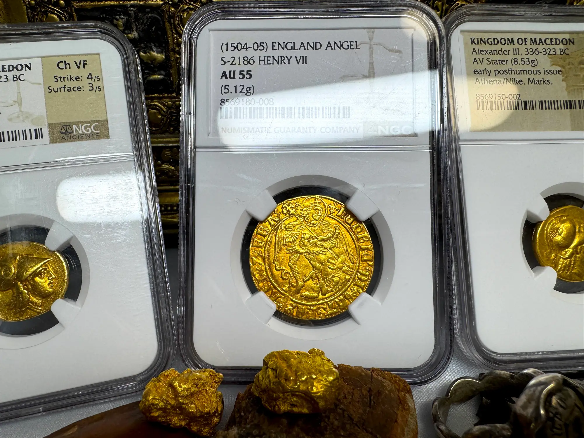 England "Archangel Michael" 1505-09 Henry VII NGC 55 13