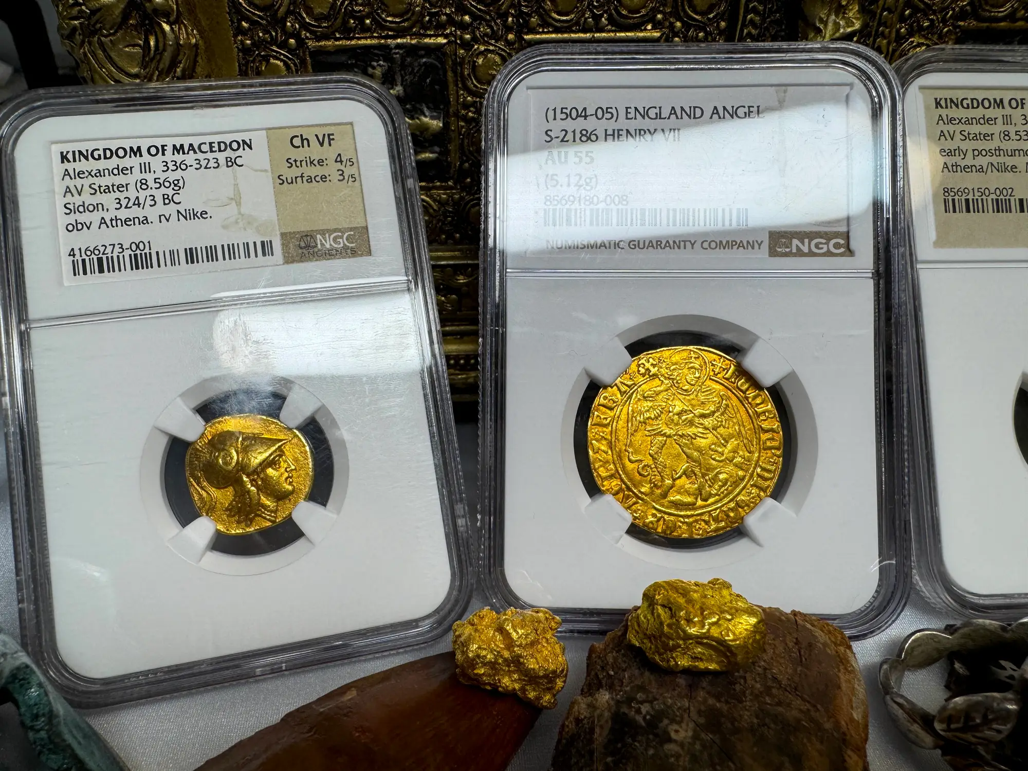 England "Archangel Michael" 1505-09 Henry VII NGC 55 14