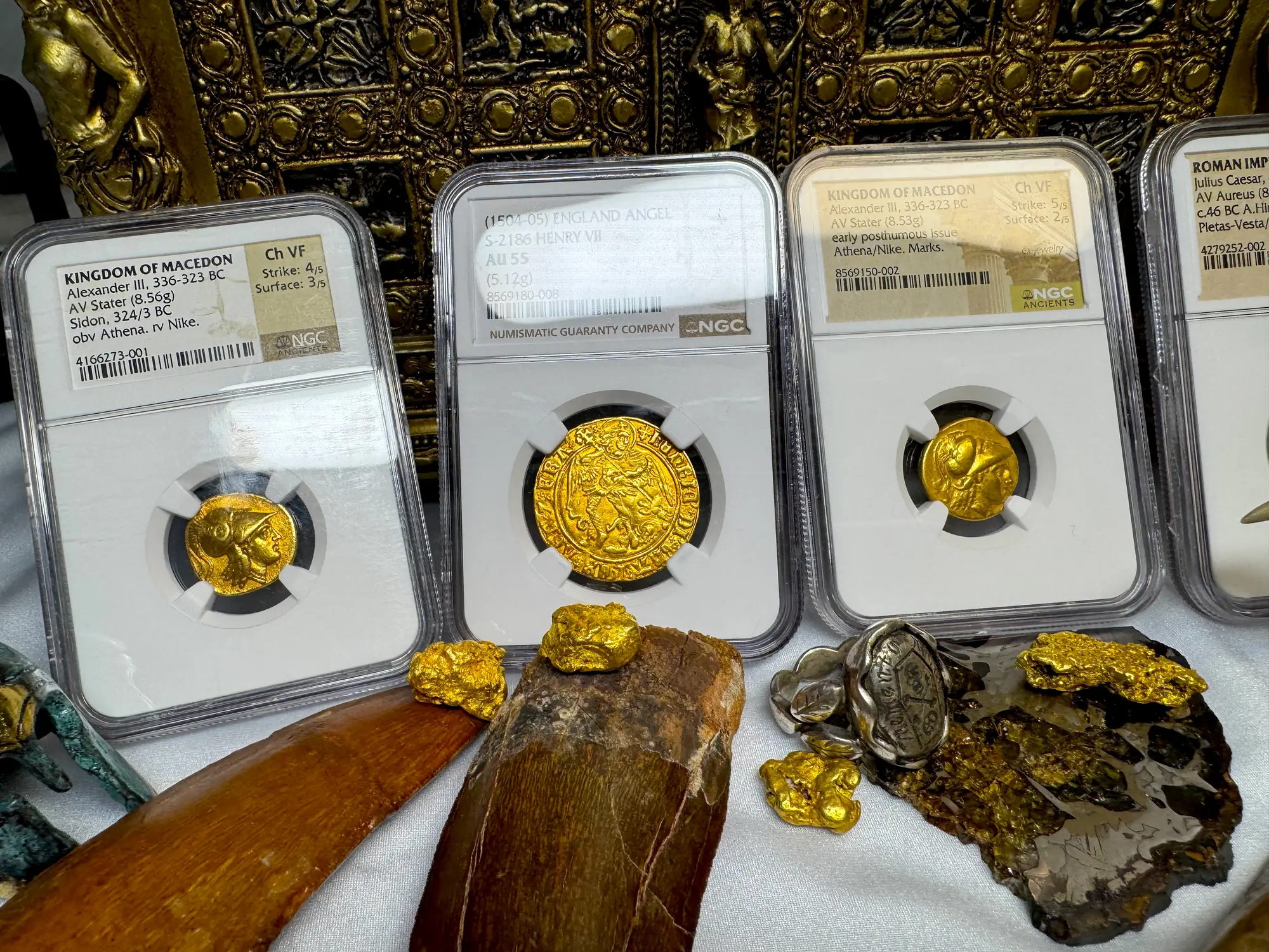 England "Archangel Michael" 1505-09 Henry VII NGC 55 15