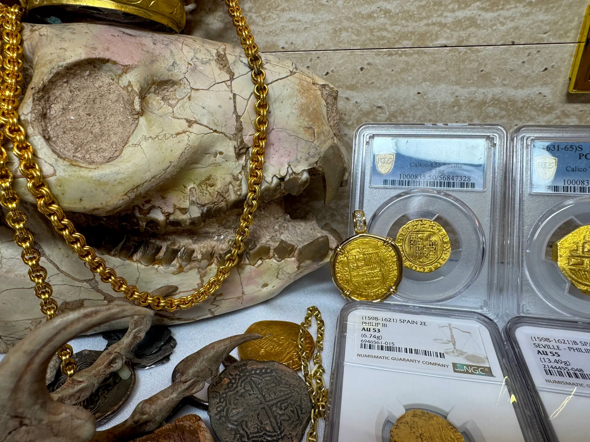 Spain 1 Excelente "King Ferdinand V & Queen Isabel I" PCGS 50 Pop 1  13