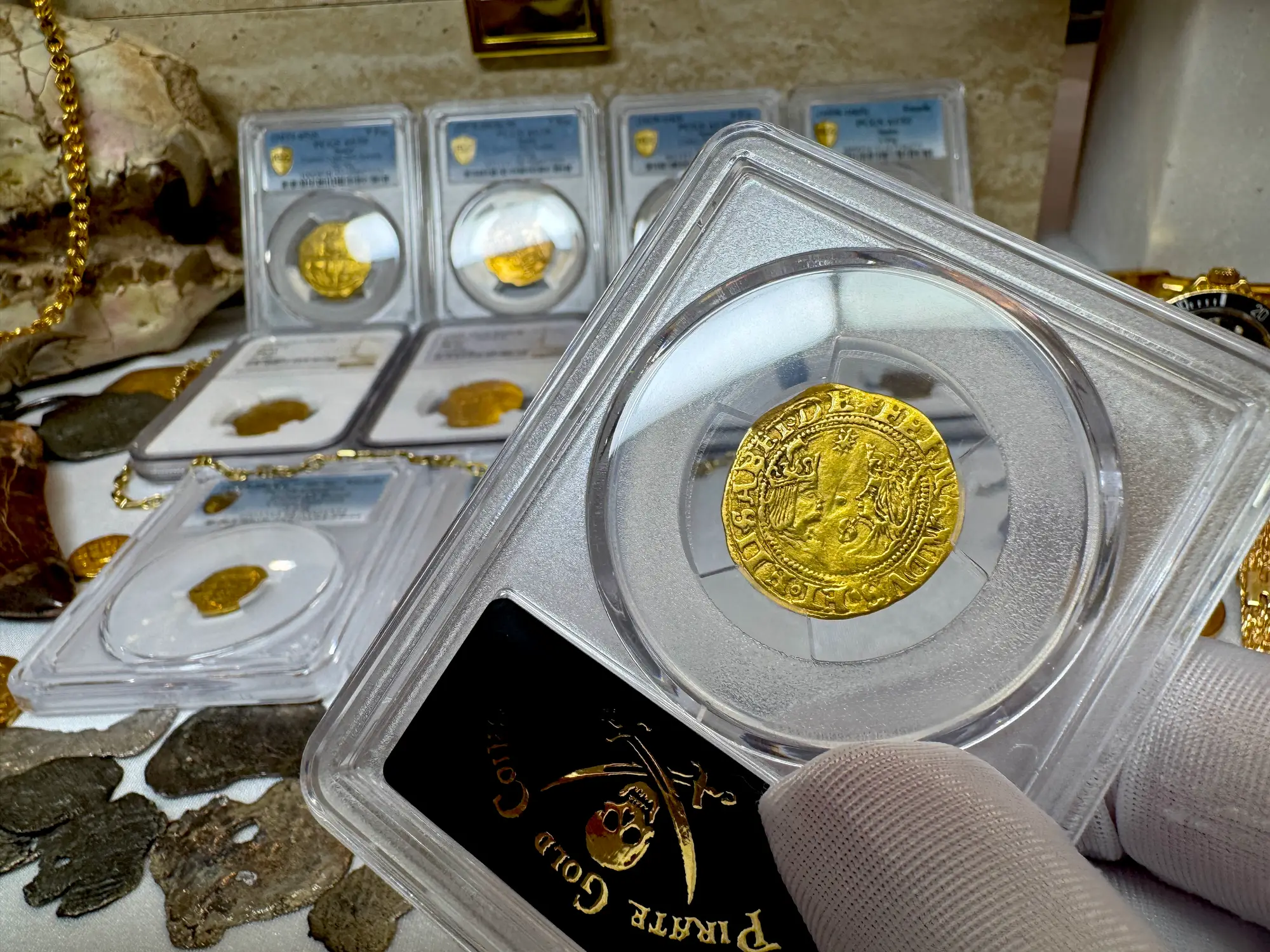 Spain 1 Excelente "King Ferdinand V & Queen Isabel I" PCGS 50 Pop 1  11