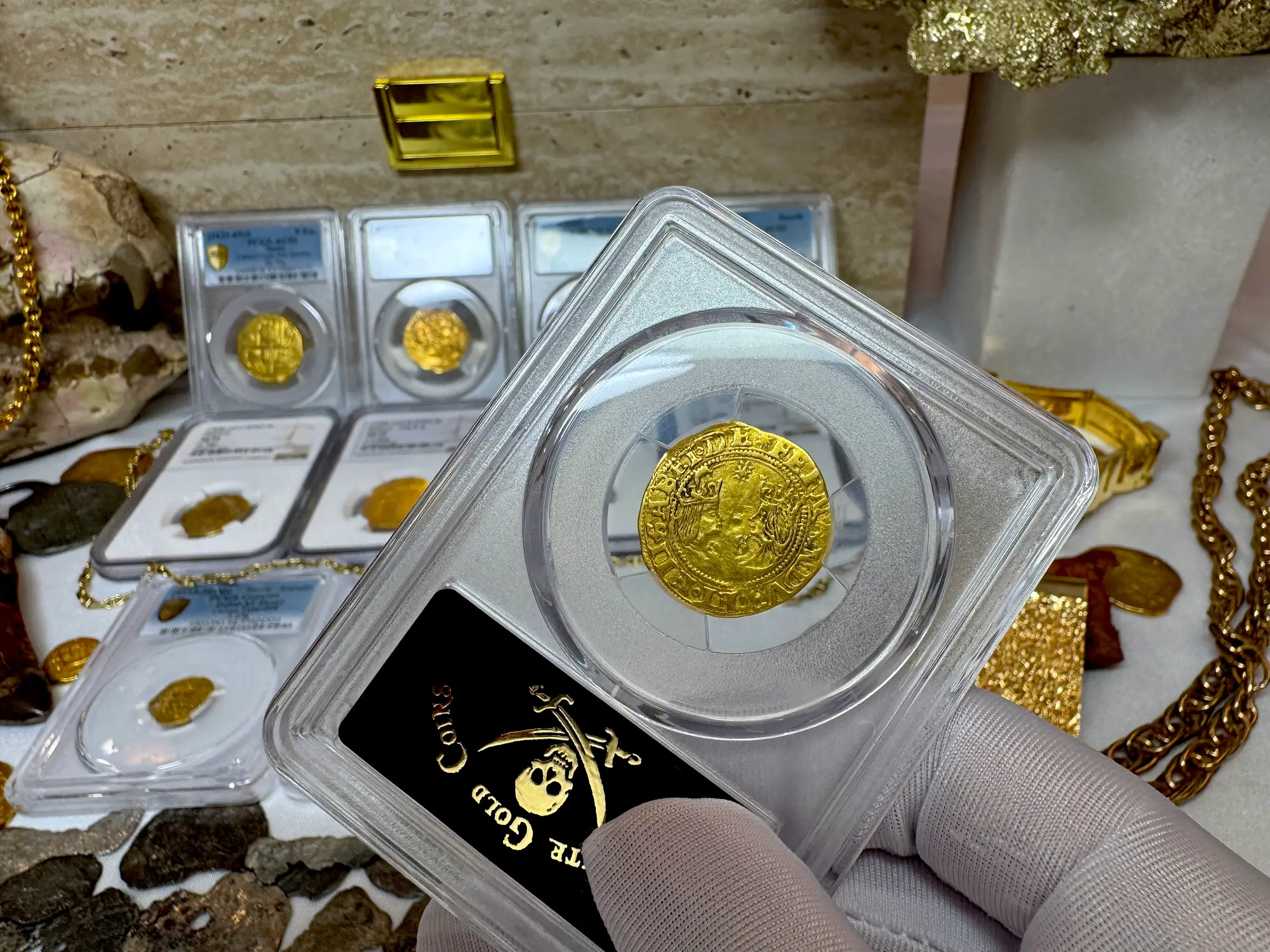 Spain 1 Excelente "King Ferdinand V & Queen Isabel I" PCGS 50 Pop 1  20