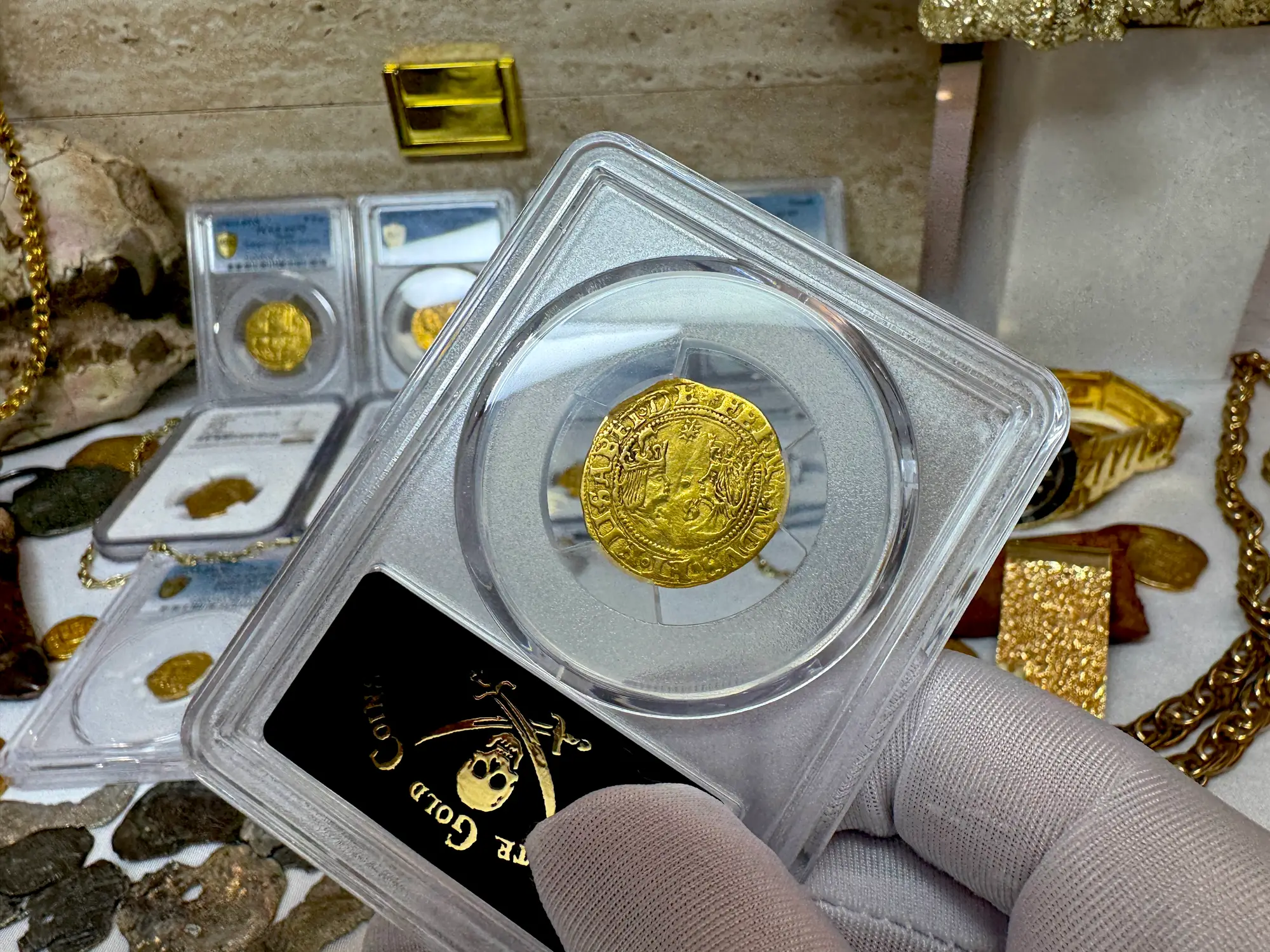 Spain 1 Excelente "King Ferdinand V & Queen Isabel I" PCGS 50 Pop 1  25